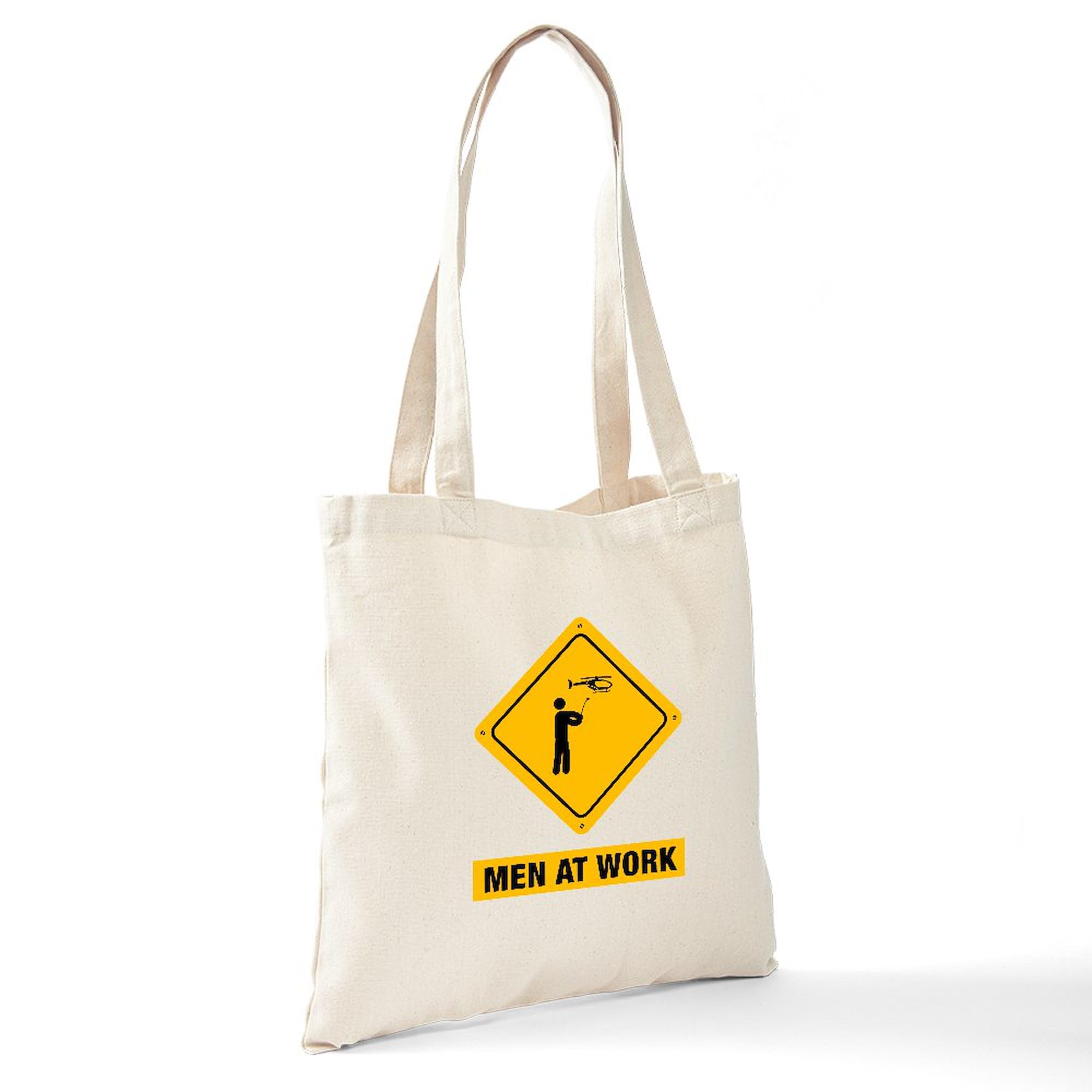 RC Helicopter Tote Bag - Natural Canvas Reusable Shopping Bag for Groceries, Beach & Everyday Use | CafePress
