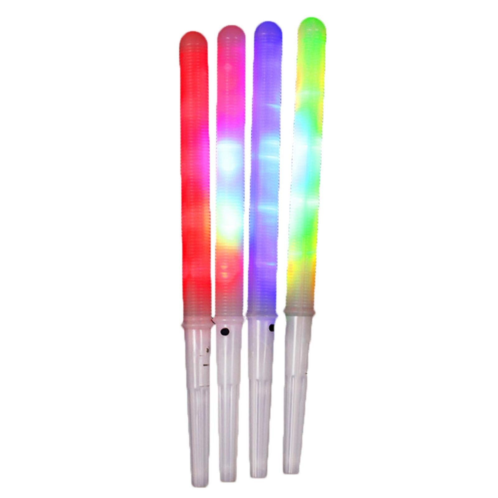 Glowing Cotton Candy Sticks - 4PCS Reusable LED Candy Floss Cones for Cotton Candy Machines | Colorful Party Supplies for Carnivals, Birthday Parties & Night Events