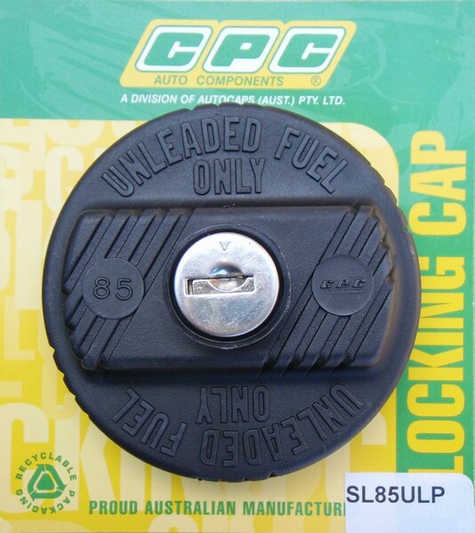 Ford Fairlane NA NB NC & Falcon EA EF LTD 1988-97 Locking Gas Cap - CPC SL85ULP Anti-Theft Fuel Tank Cap for Enhanced Security (Fits 1988-1997 Models) - Perfect for Parking Lots & Road Trips