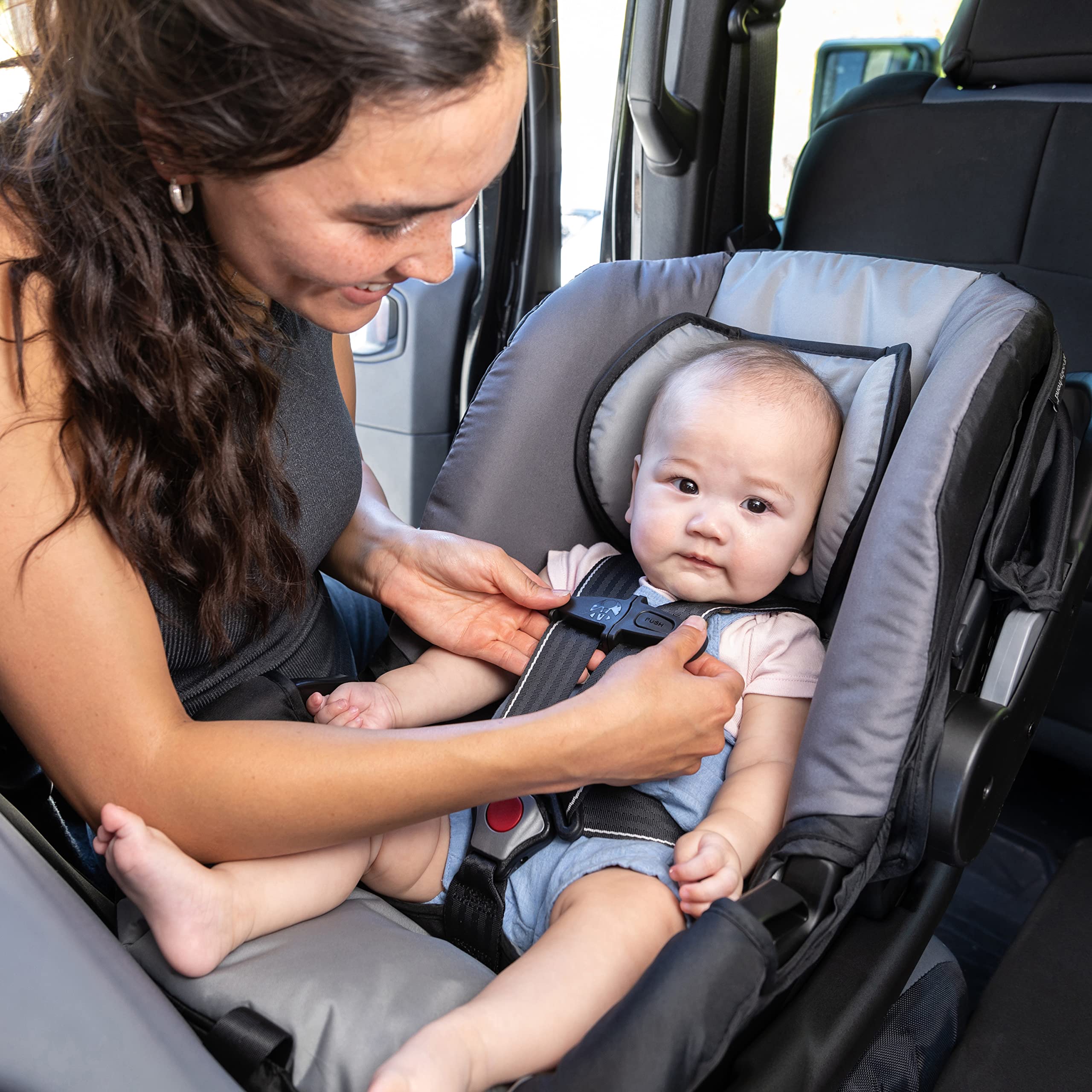Baby Trend EZ-Lift Plus Infant Car Seat - Lightweight & Safe for Newborns 0-35 lbs, Dash Black | Perfect for Travel, Shopping & Daily Commutes
