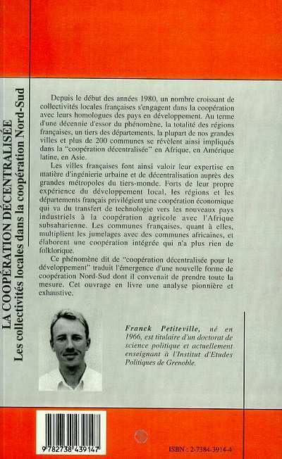 Decentralized Cooperation: Local Governments in North-South Collaboration - French Edition | International Development & Policy Studies for Researchers