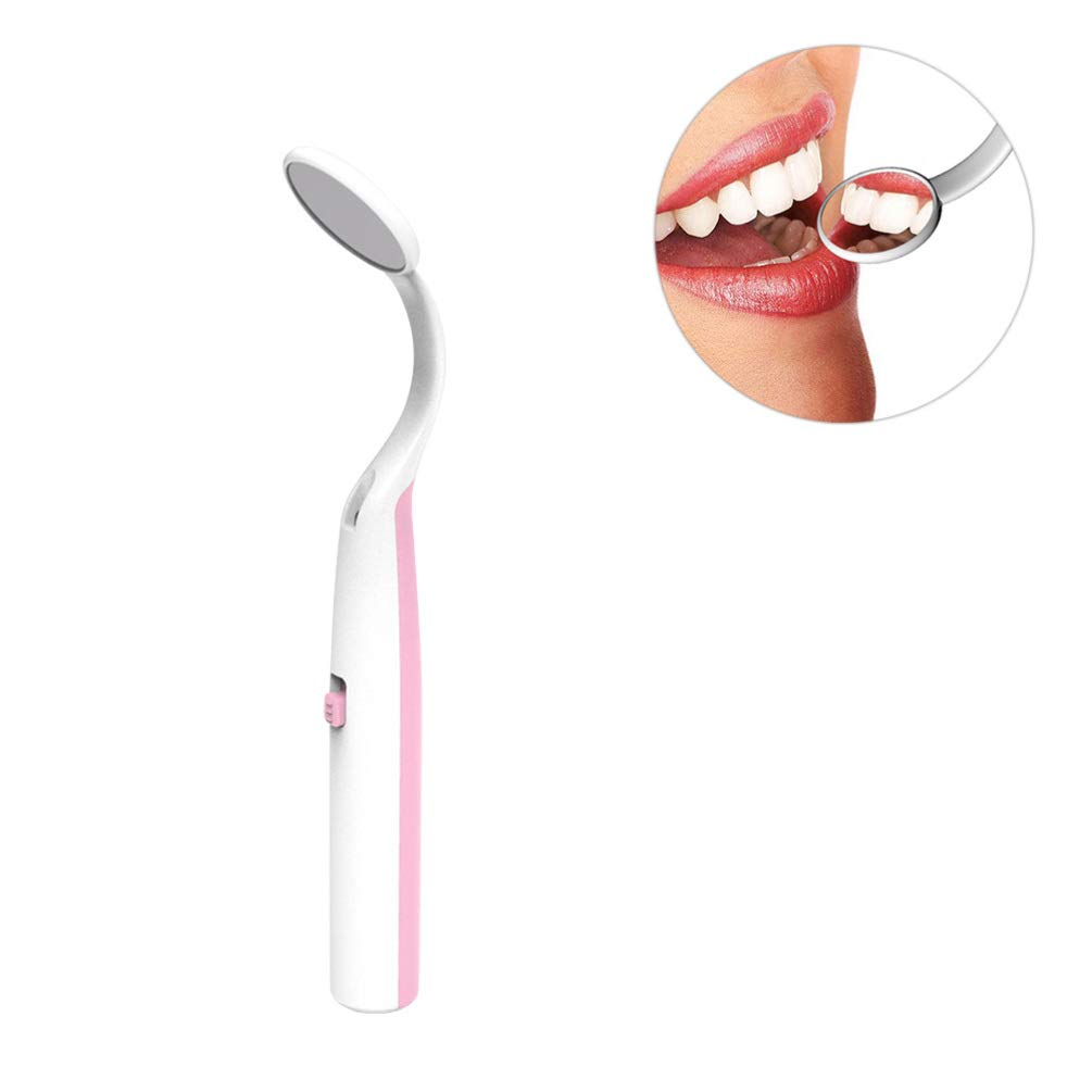 LED Dental Mirror with Light - Dentist Oral Care Tool for Teeth Inspection & Cleaning