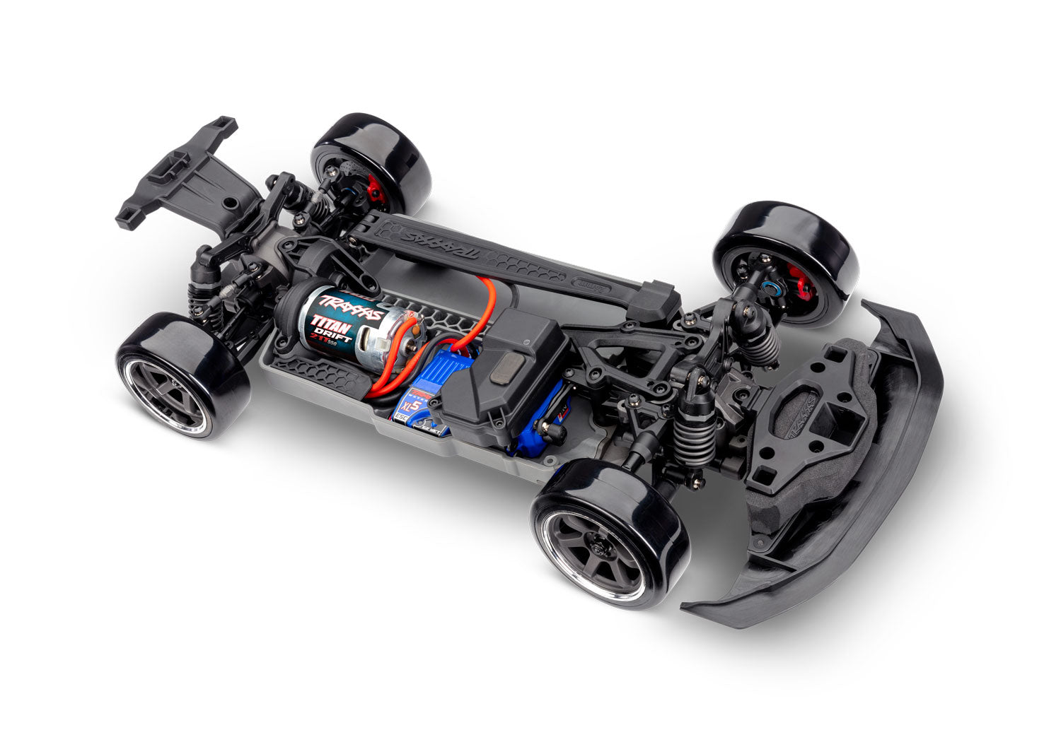 4 Tec Drift RWD 1/10 Scale Ready-to-Run RC Drift Car in Green - Perfect for Indoor Racing and Drift Competitions