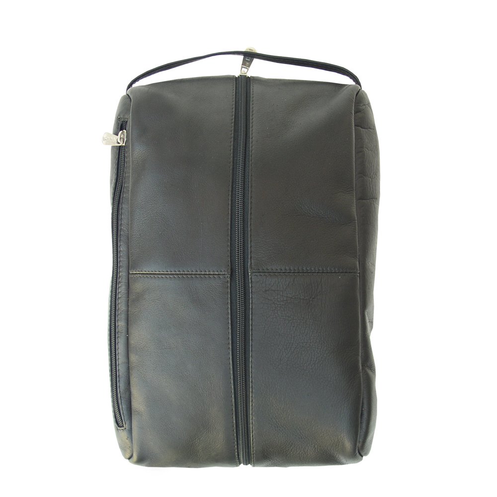 Premium Black Shoe Bag for Travel & Storage - Durable & Lightweight Shoe Organizer for Gym, Work, or Vacation - One Size Fits All