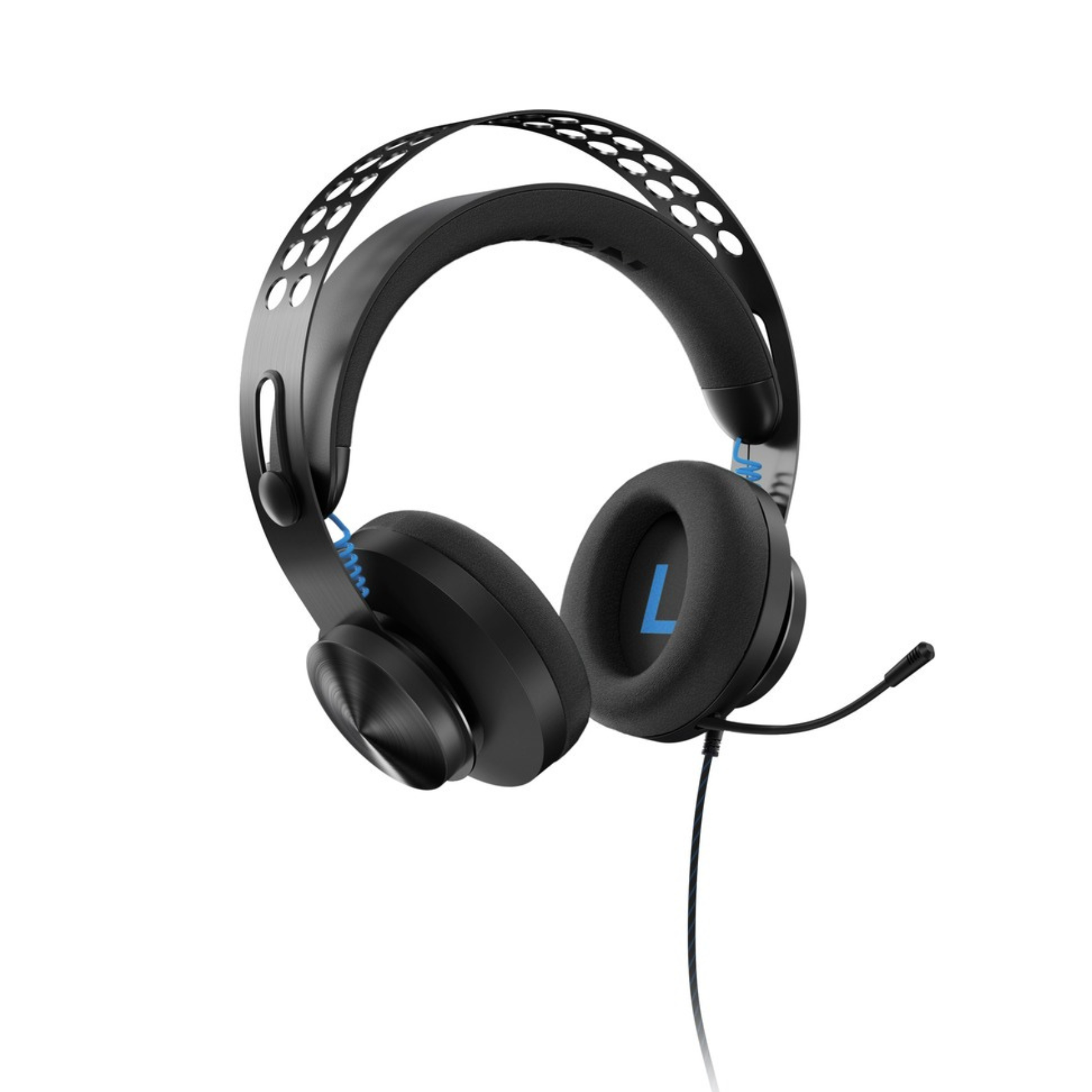 Lenovo Legion Stereo Gaming Headset with Noise Cancellation - Wired Over-Ear Headphones for PC, PS4, Xbox - Immersive Sound for Competitive Gaming & Streaming