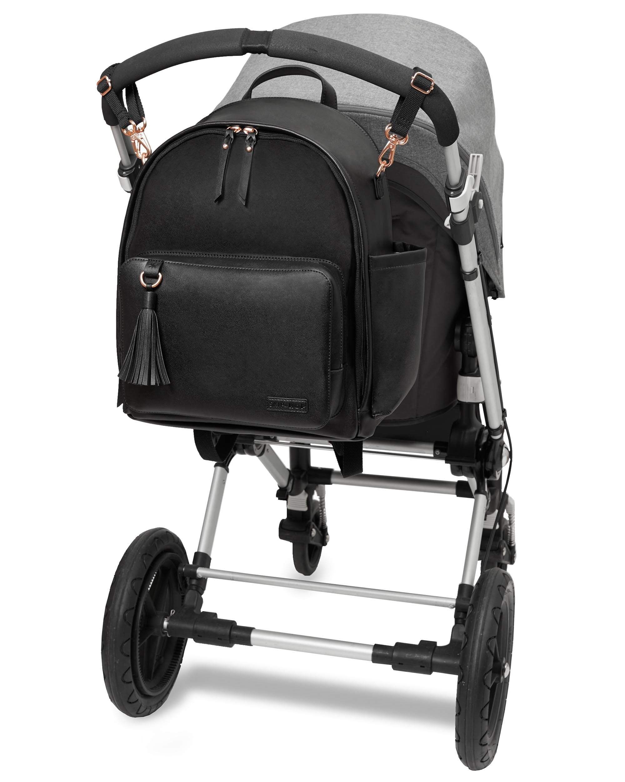 Skip Hop Greenwich Simply Chic Backpack - Stylish Diaper Bag for Moms & Dads - Perfect for Daycare, Travel & Everyday Use