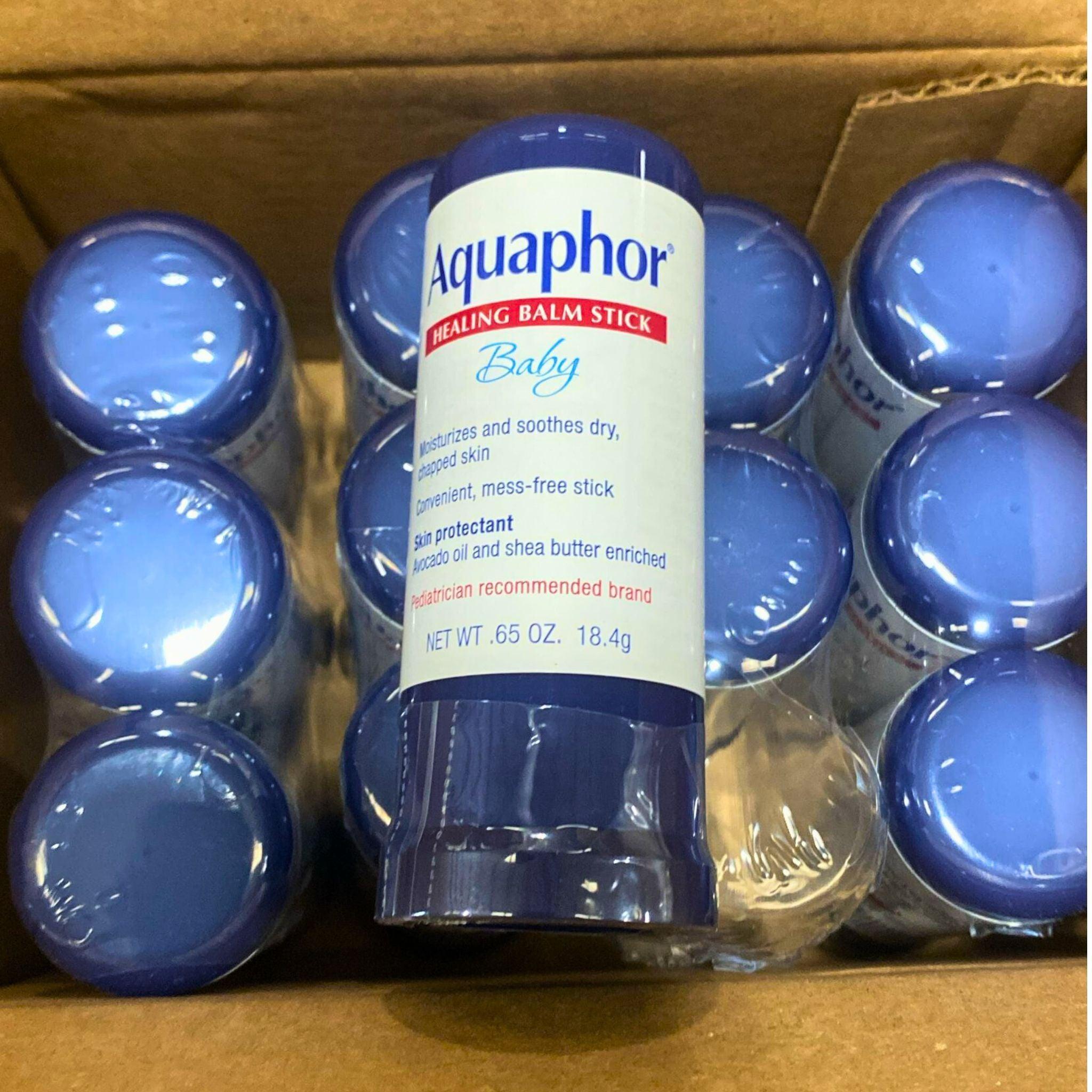 Aquaphor Healing Balm Stick for Baby - 1.92oz (48-Pack) | Moisturizing Skin Protectant | Diaper Rash, Dry Skin & Minor Cuts Relief | Perfect for On-the-Go Parenting & Travel Essentials