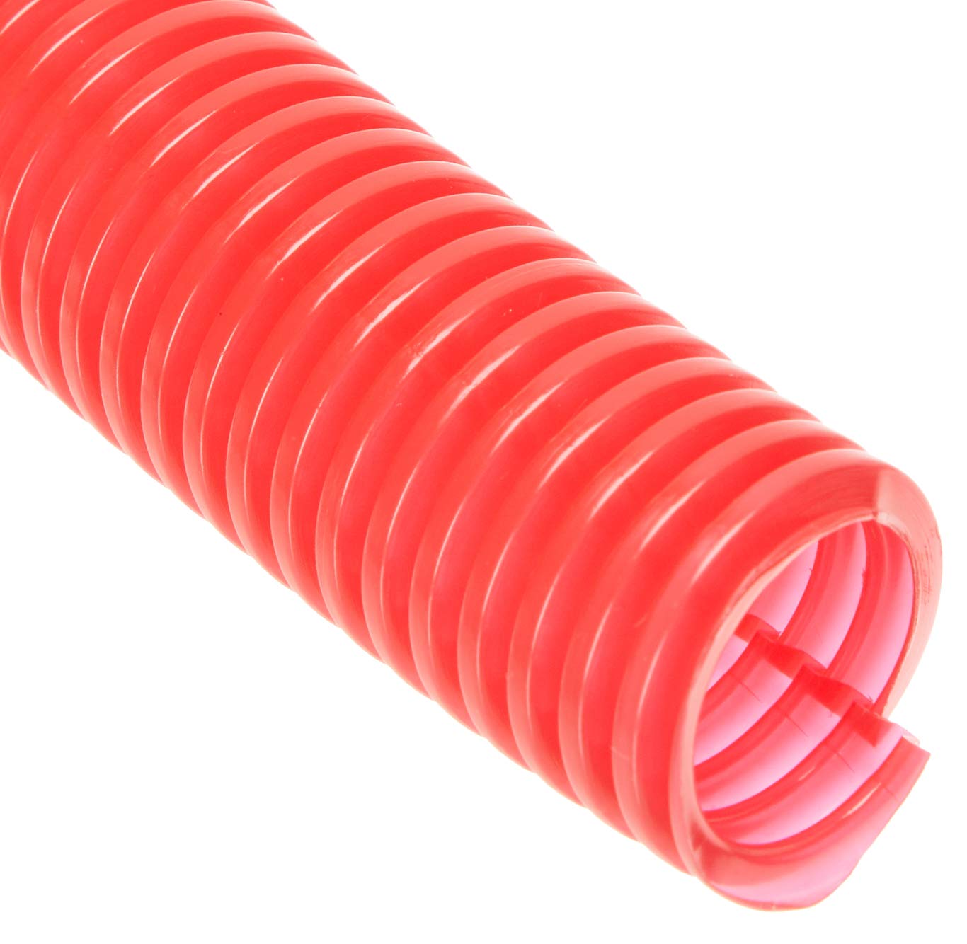 Taylor Cable 38880 Red Convoluted Tubing - Flexible Conduit for Automotive Wiring, Electrical Protection & DIY Projects - Perfect for Car, Truck, Motorcycle & Home Wiring Applications