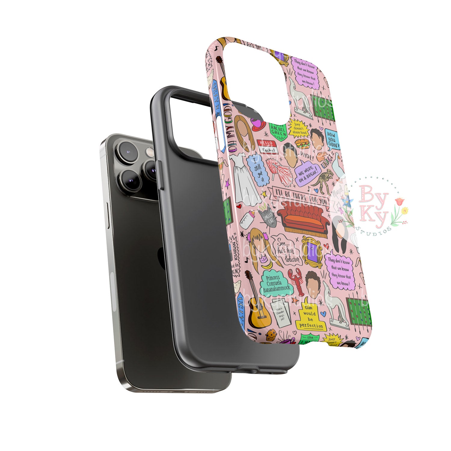 Friends TV Show Inspired Durable Phone Cases - Shatterproof & Stylish for iPhone & Samsung - Perfect for Fans, Daily Use & Gifts