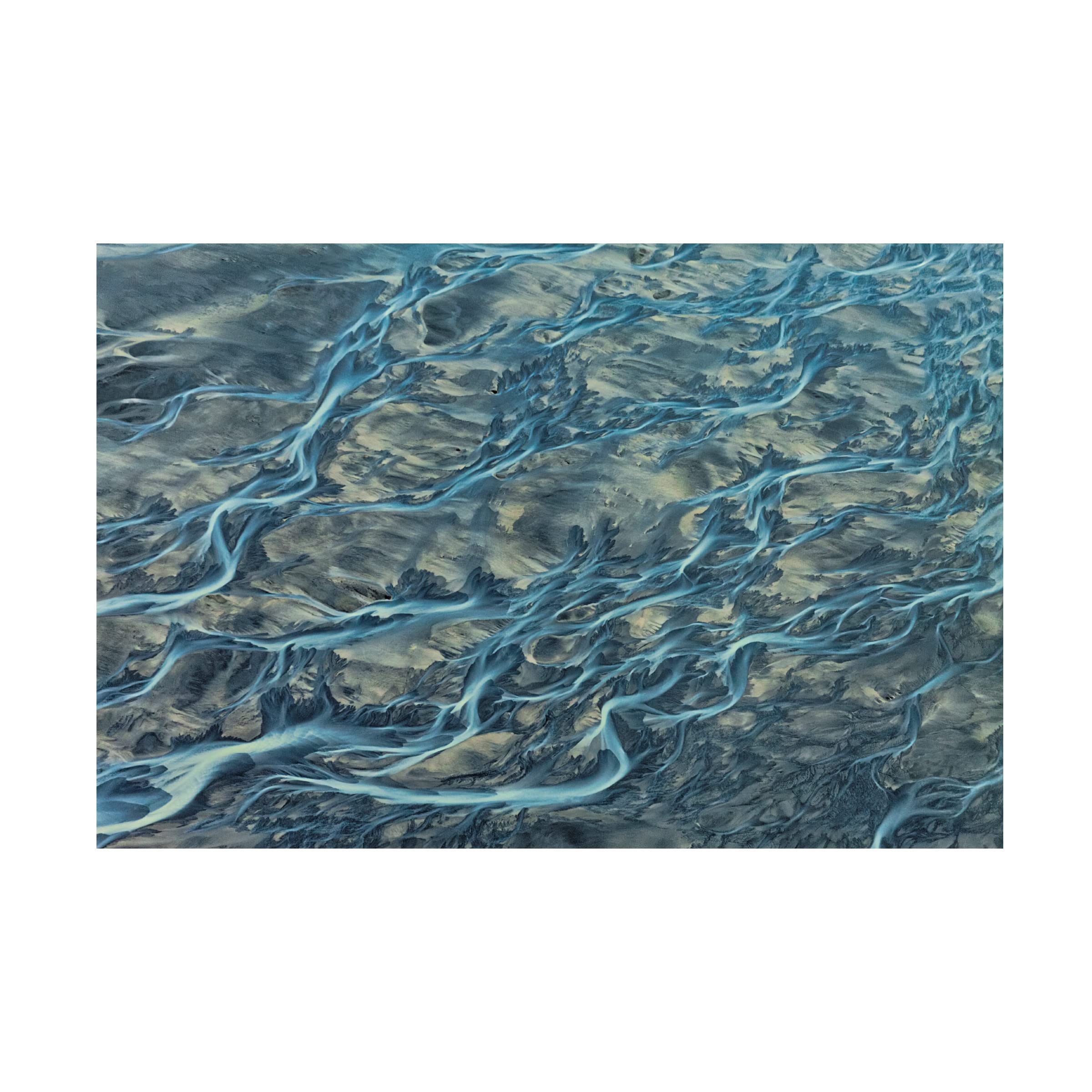 Trademark Fine Art 'Veins Of The Earth 3' Canvas Wall Art by Peter Svoboda - Stunning Landscape Painting for Living Room, Bedroom & Office Decor