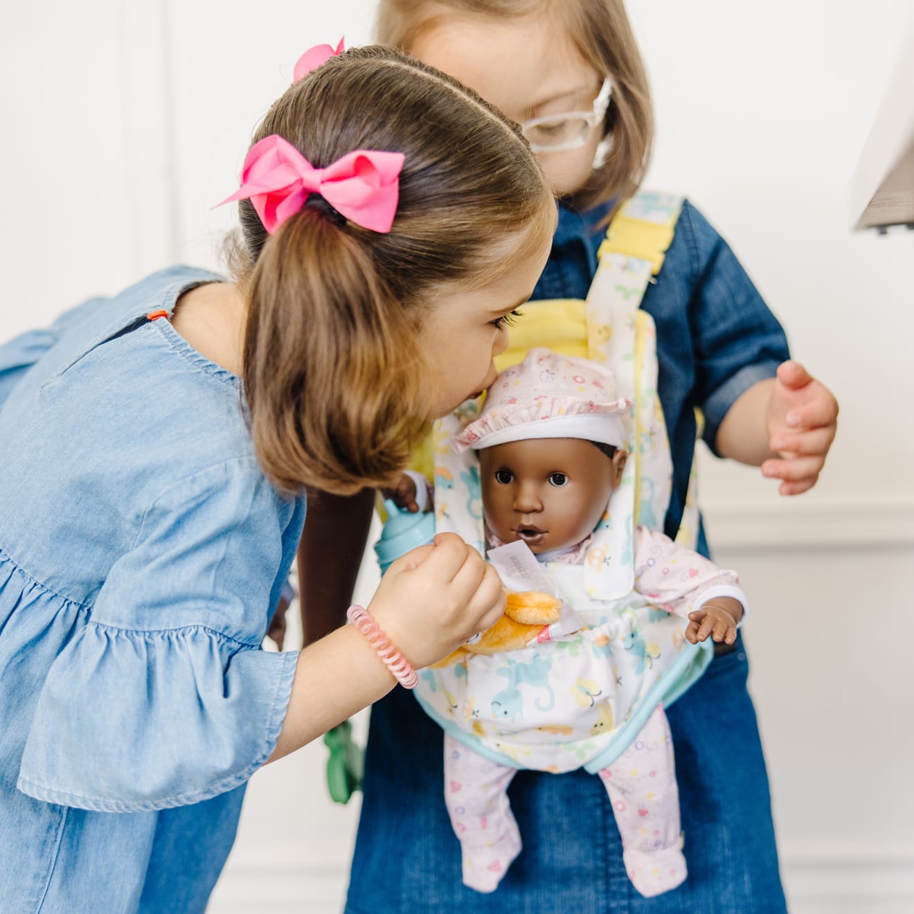 Mine to Love Baby Carrier Play Set - Soft & Adjustable Infant Carrier for Hands-Free Parenting - Perfect for Shopping, Hiking & Daily Errands