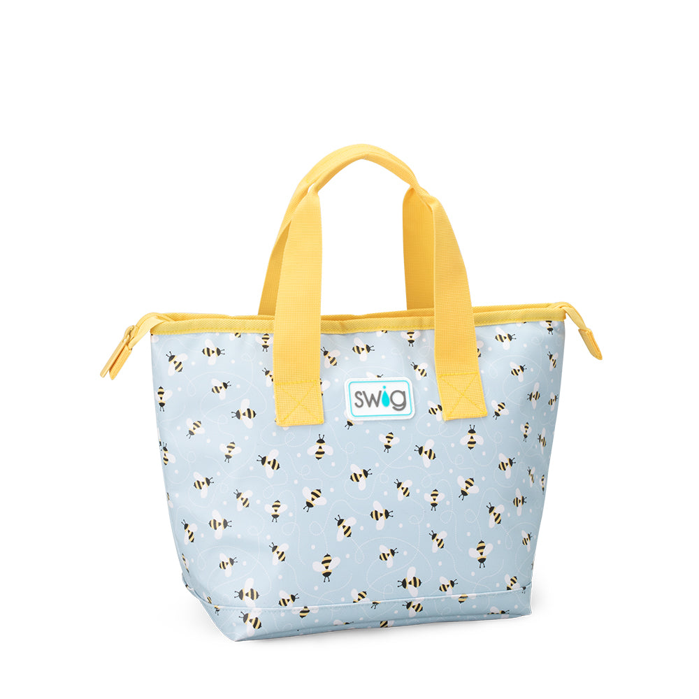 Busy Bee Insulated Lunch Bag for Work & School - Reusable & Leak-Proof Cooler Tote for Adults & Kids - Perfect for Office, Picnics & Outdoor Activities