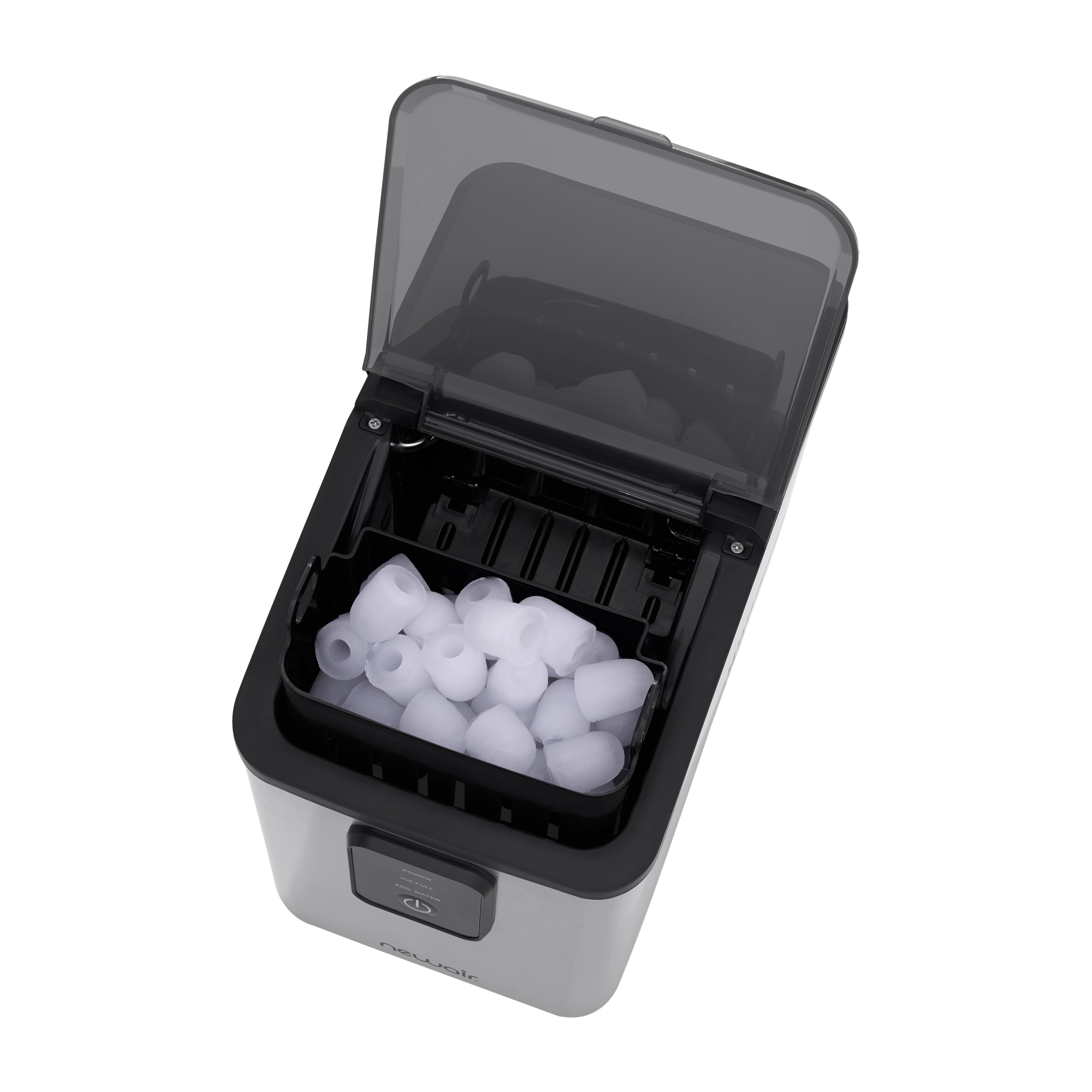 Newair® Stainless Steel Mini Countertop Bullet Ice Maker - 26lbs/Day Ice Production for Cocktails, Beverages & Home Bars