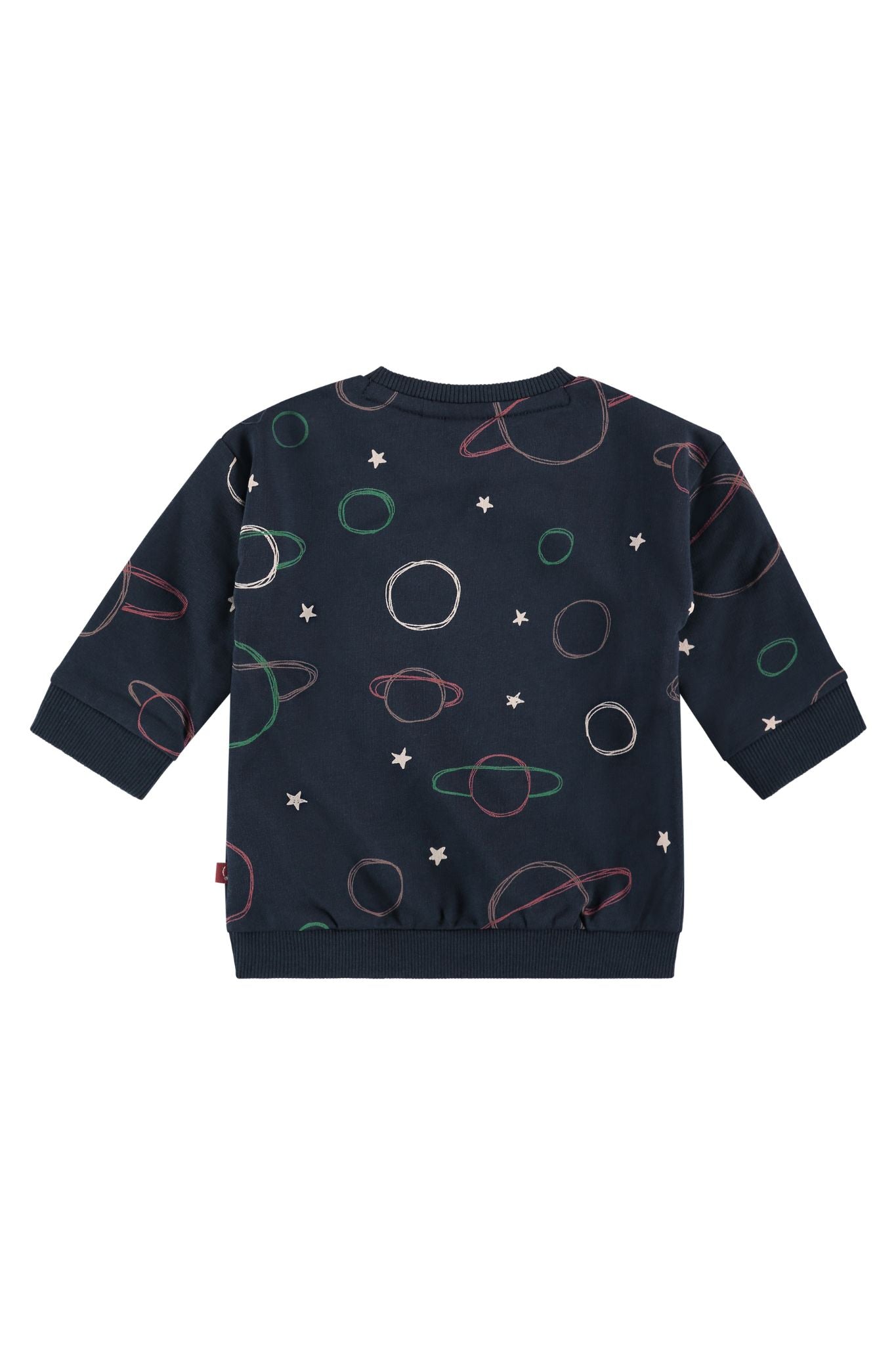 Royal Blue Space Print Hooded Sweatshirt for Baby Boys - Soft & Comfortable Pullover for Playdates, Daycare & Outdoor Adventures