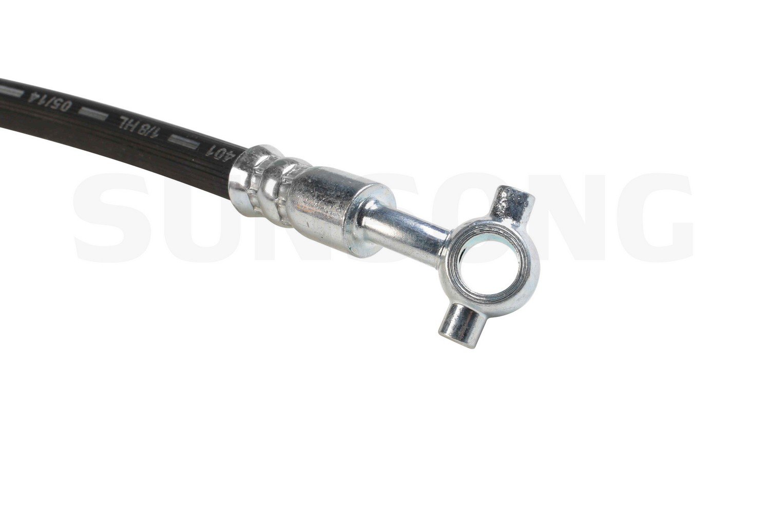 Sunsong 2203978 Brake Hydraulic Hose Replacement - High Performance Brake Line for Cars, Trucks & SUVs - Perfect for DIY Auto Repair & Maintenance