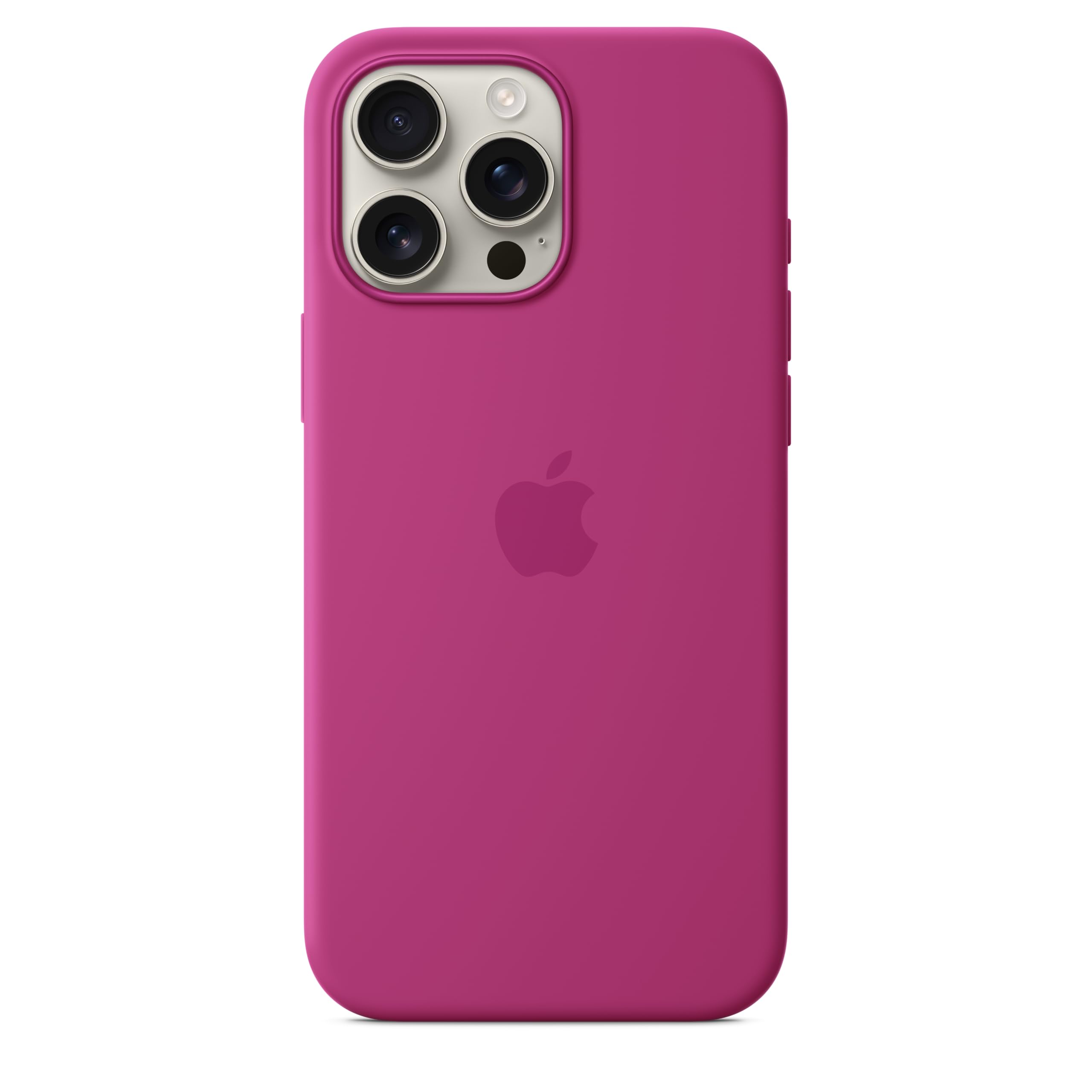 Apple iPhone 16 Pro Max Case with MagSafe - Premium Silicone Protective Cover, Shockproof & Scratch Resistant, Perfect Fit for iPhone 16 Pro Max (Fuchsia Pink) - Ideal for Daily Use, Travel & Outdoor Activities