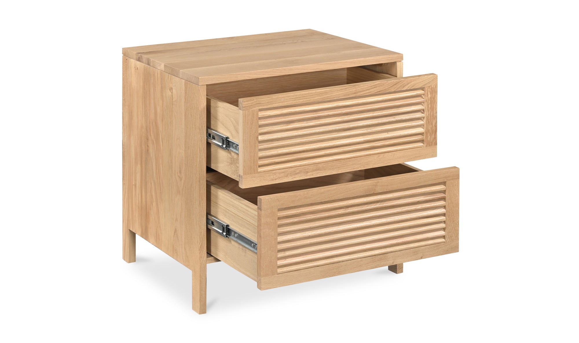 Modern Nightstand with USB Ports - Stylish Bedside Table for Bedroom, Living Room, or Dorm - Perfect for Charging Devices & Storing Essentials
