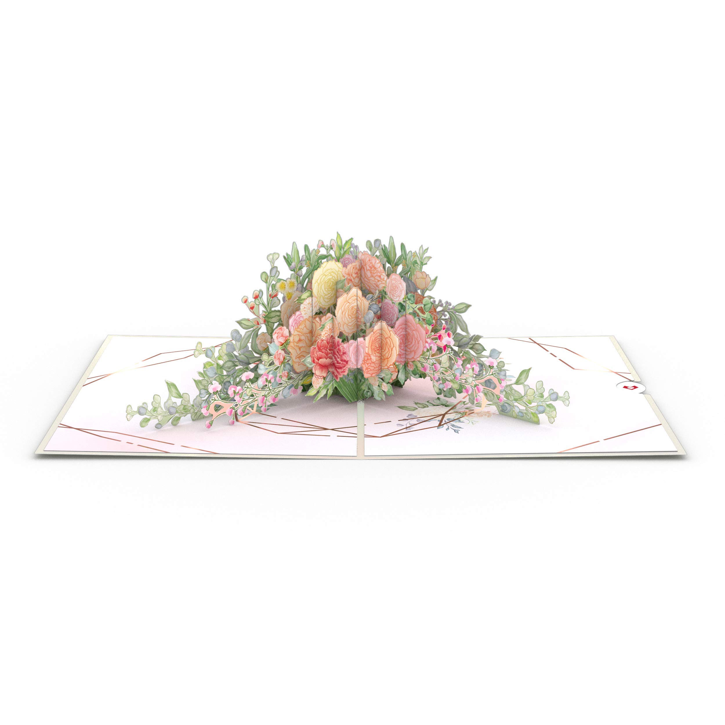 Lovepop 3D Wedding Pop-Up Greeting Card - Floral Design for Anniversaries, Bridal Showers & Congratulations - Perfect for Wedding Invitations, Gifts & Special Occasions