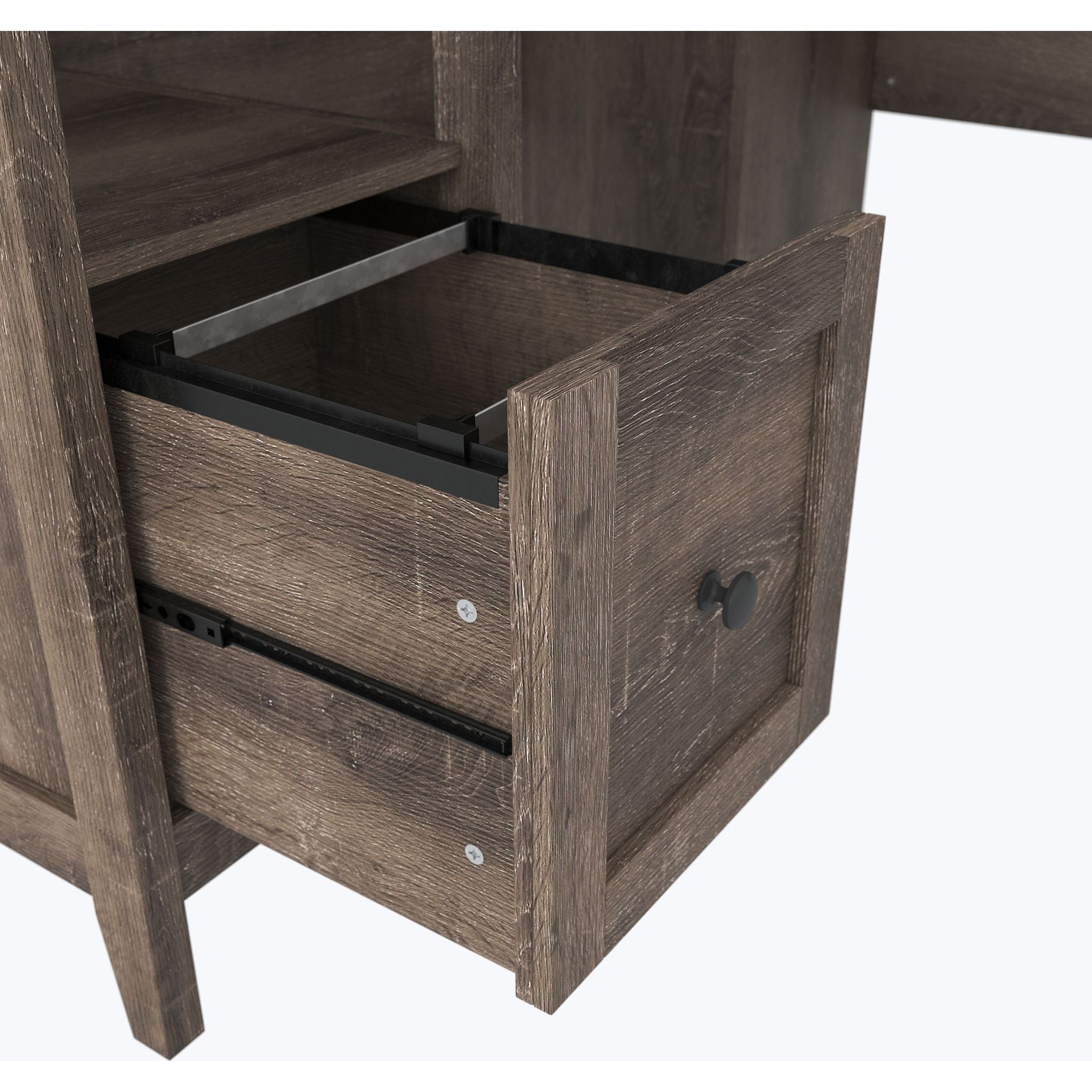Arlenbry 2 Piece Modern Office Desk Set in Gray - Perfect for Home Office, Study Room & Small Workspace