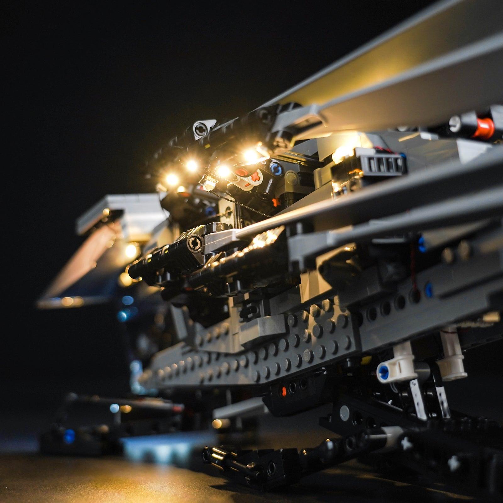 LEGO Icons Dune Atreides Royal Ornithopter 10327 Light Kit - LED Lighting Set for LEGO Building Models - Perfect for Display & Nighttime Showcase