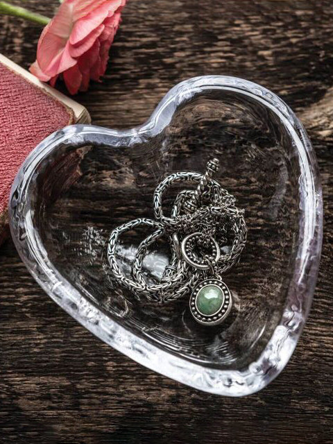 Heart-Shaped Ceramic Dish - Elegant Decorative Serving Plate for Candy, Jewelry & Gifts | Perfect for Valentine's Day, Weddings & Home Decor