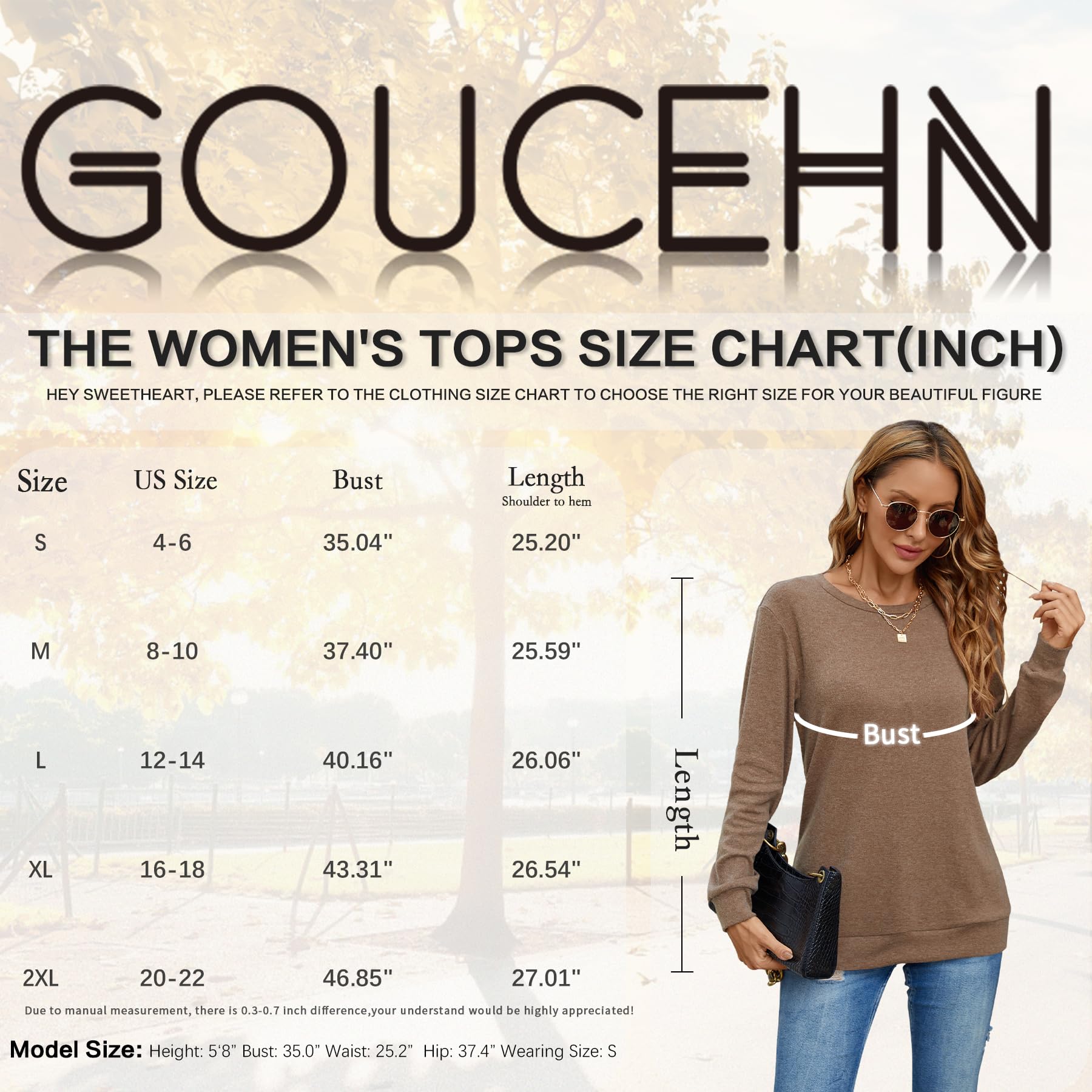 Women's Long Sleeve Tops - Casual Crewneck Shirts & Dressy Tunic Blouses for Work, Date Night & Everyday Wear | Comfortable & Stylish Women's Fashion