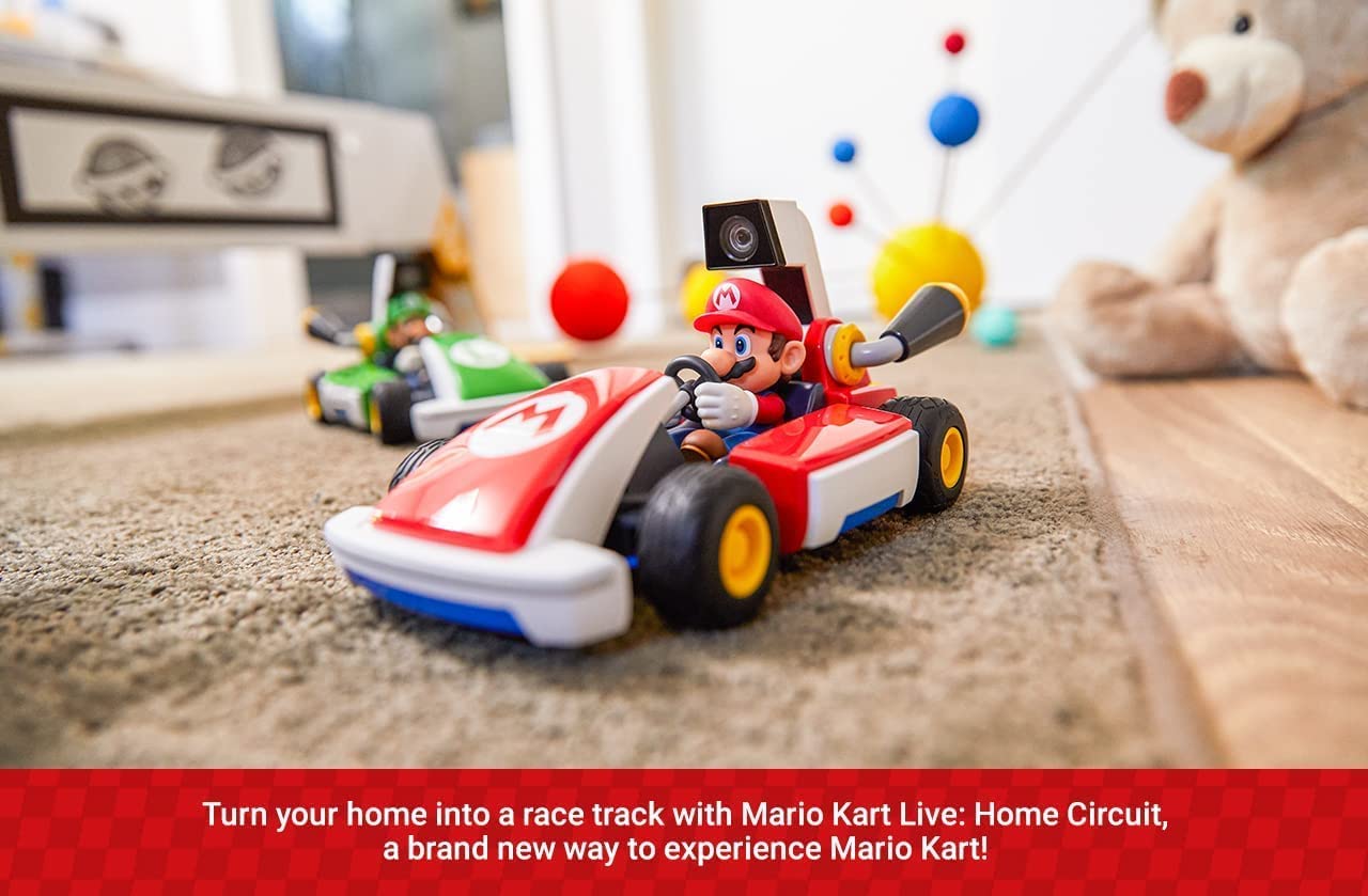 Mario Kart Live: Home Circuit - Luigi Edition for Nintendo Switch | AR Racing Game for Kids & Adults | Fun Indoor & Outdoor Play