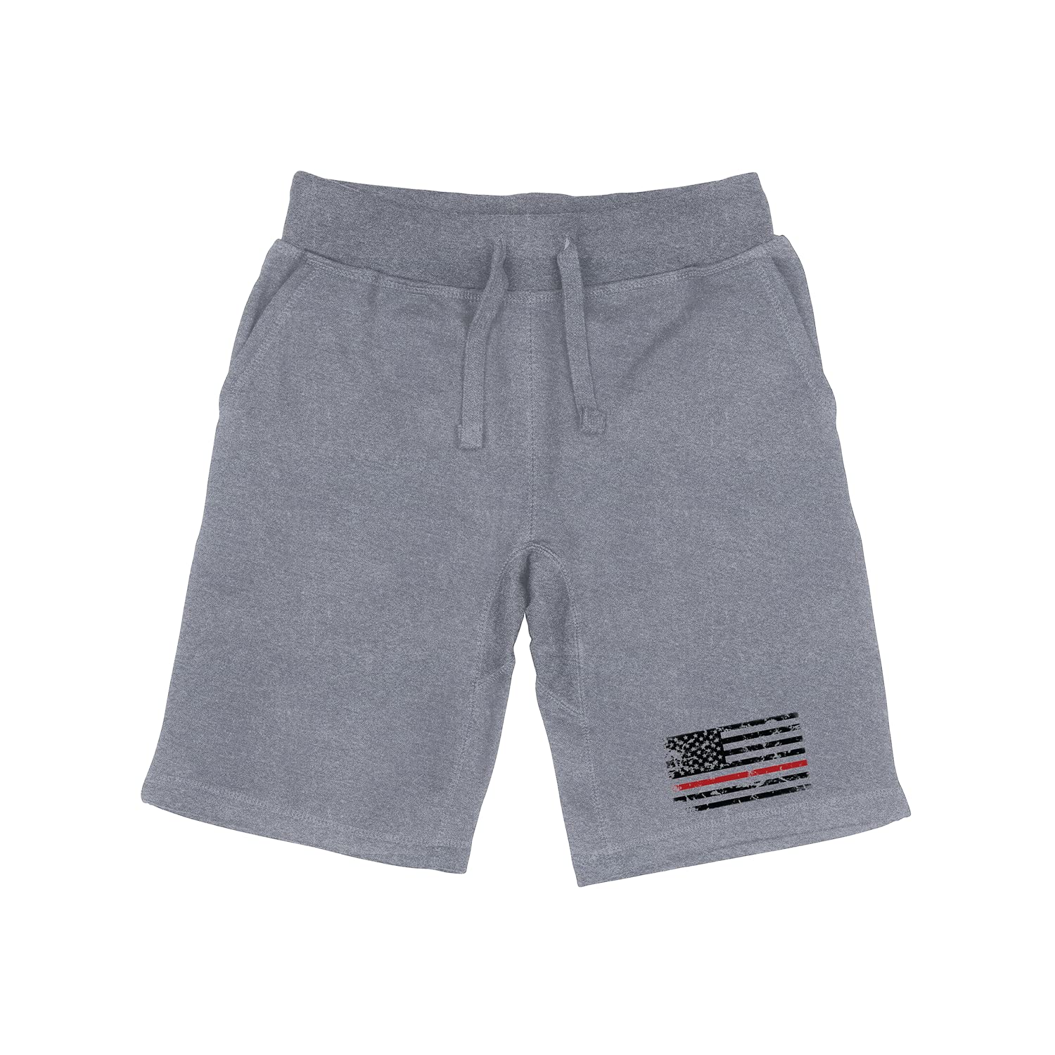 Rapid Dominance Men's Graphic Shorts - Thin Red Line Patriotic Design | Comfortable & Stylish Casual Wear for Gym, Workout, and Everyday Use