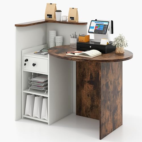 Rustic Brown & White