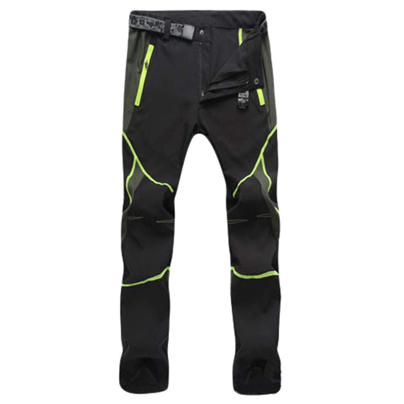 **Men's Quick Dry Hiking Pants - Windproof Waterproof Soft Outdoor Trousers for Snow Skiing & Trekking - Perfect for Camping, Climbing & Adventure Travel**