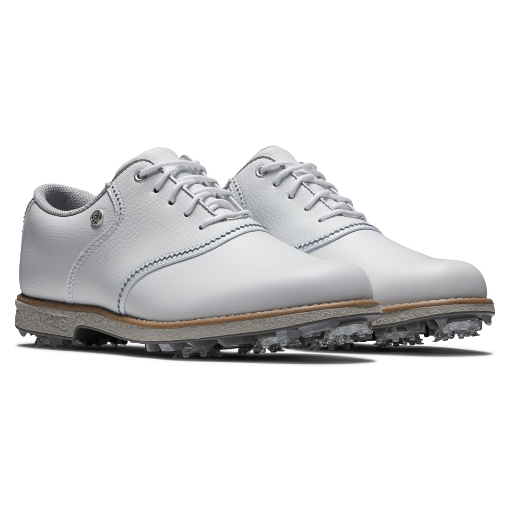 FootJoy Women's Premiere Series Bel Air Golf Shoes - Waterproof Spiked Golf Shoes for Women with Superior Comfort & Traction - Perfect for Golf Course & Outdoor Sports
