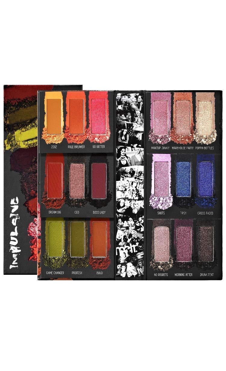 Melt Cosmetics Impressive Pressed Pigment Palette - Highly Pigmented Eye Shadow Palette for Bold Makeup Looks | Perfect for Professional Makeup Artists & Beauty Enthusiasts | Great for Parties, Photos & Special Occasions