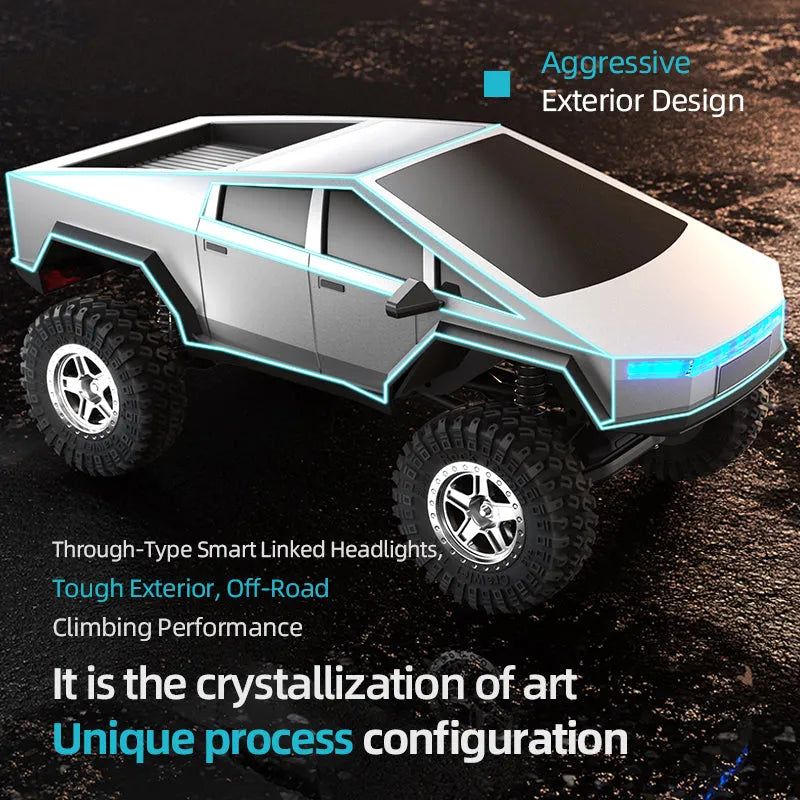 JJRC C8818 1/18 Scale RC Crawler Car - 4WD Off-Road Remote Control Vehicle with Proportional Cyber Shell | Perfect for Rock Crawling, Trail Adventures & Backyard Driving