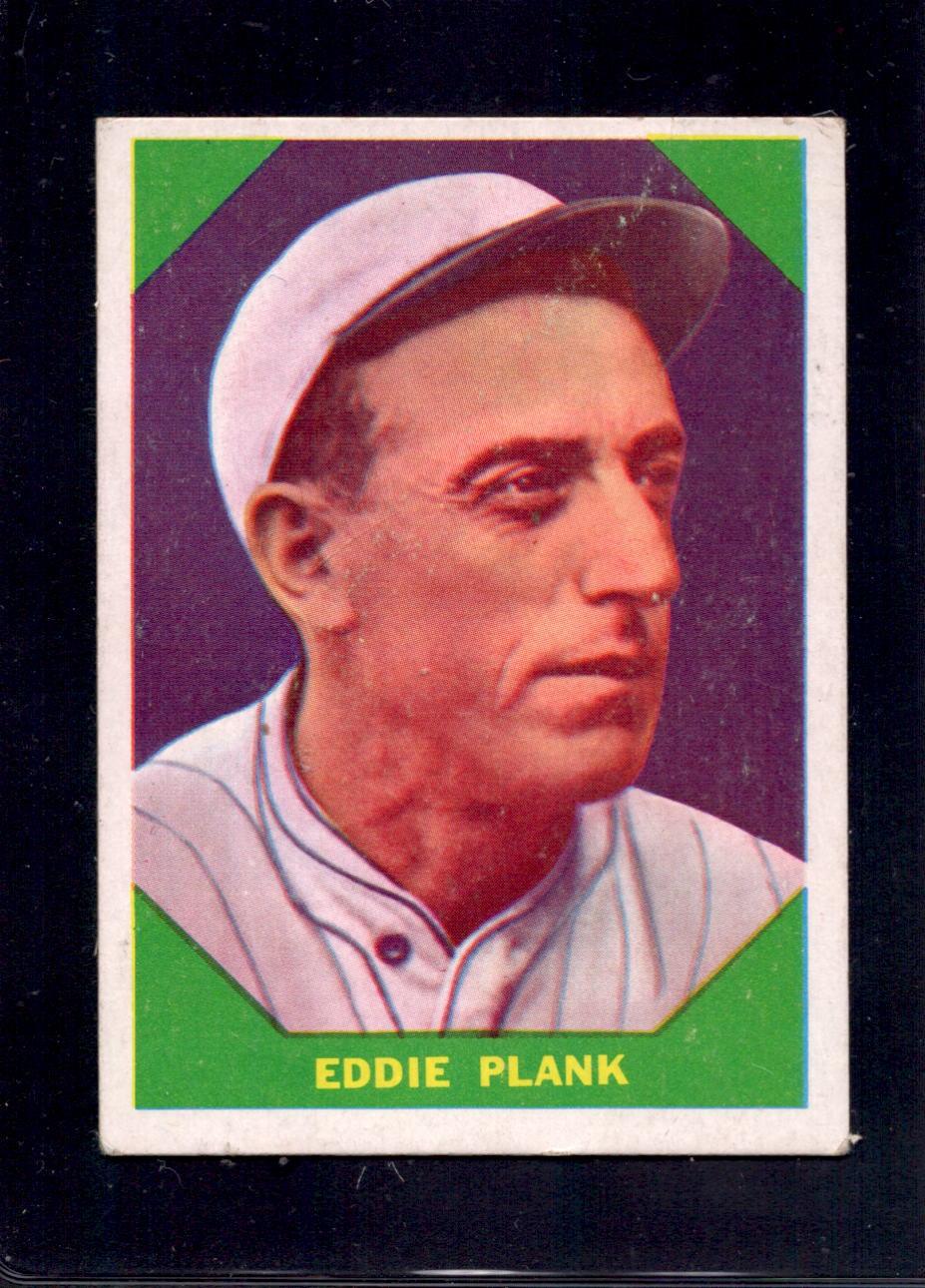 1960 Eddie Plank Fleer Baseball Greats #46 Vintage Baseball Card - Collectible Sports Memorabilia for Fans & Investors