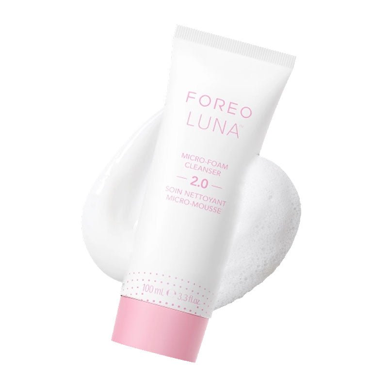 Foreo Luna Micro Foam Cleanser 2.0 - Gentle Facial Cleansing Brush for Deep Pore Cleaning | Perfect for Daily Skincare & Travel Use