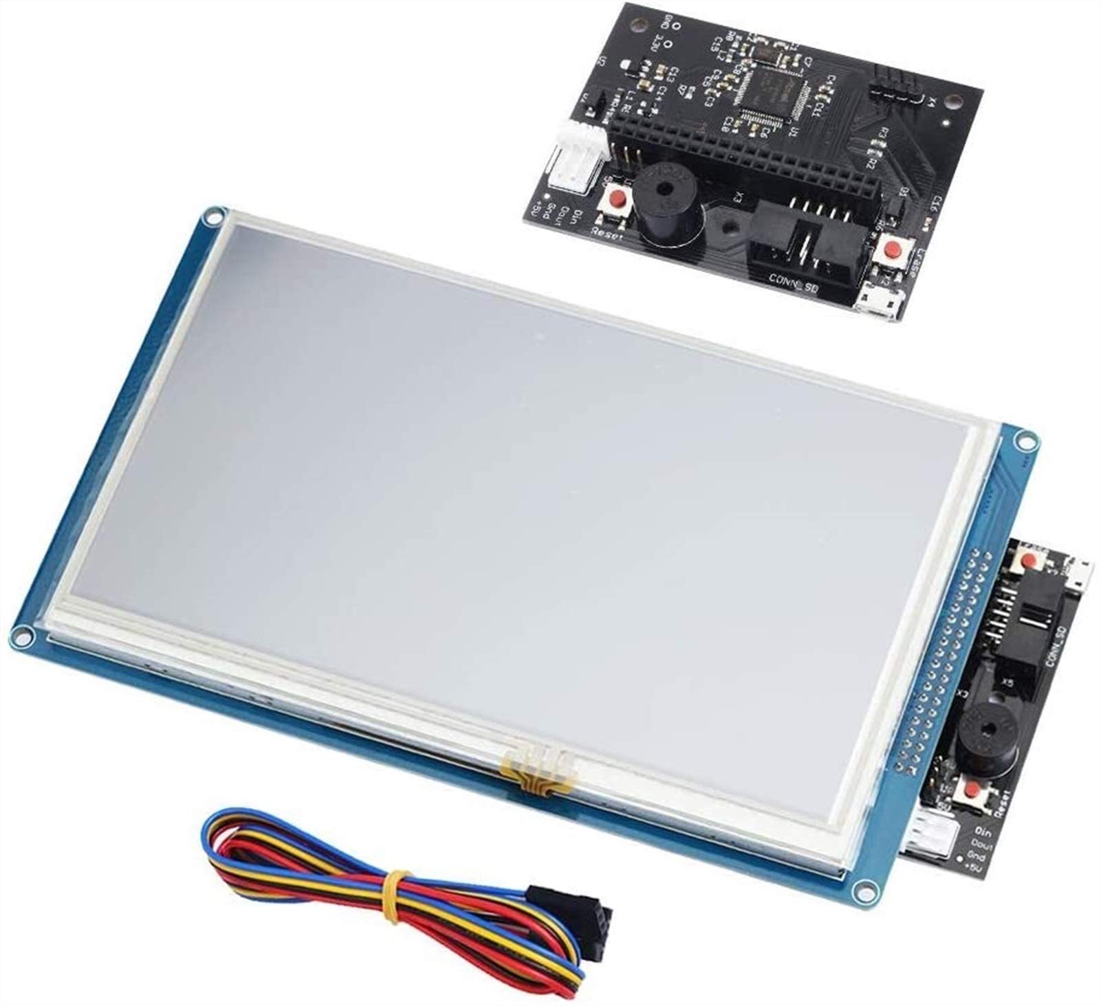 7.0 Inch Full-Color Touch Screen Display 800×480P for 3D CNC Printer - High Resolution Control Panel for 3D Printing, CNC Machining & DIY Projects