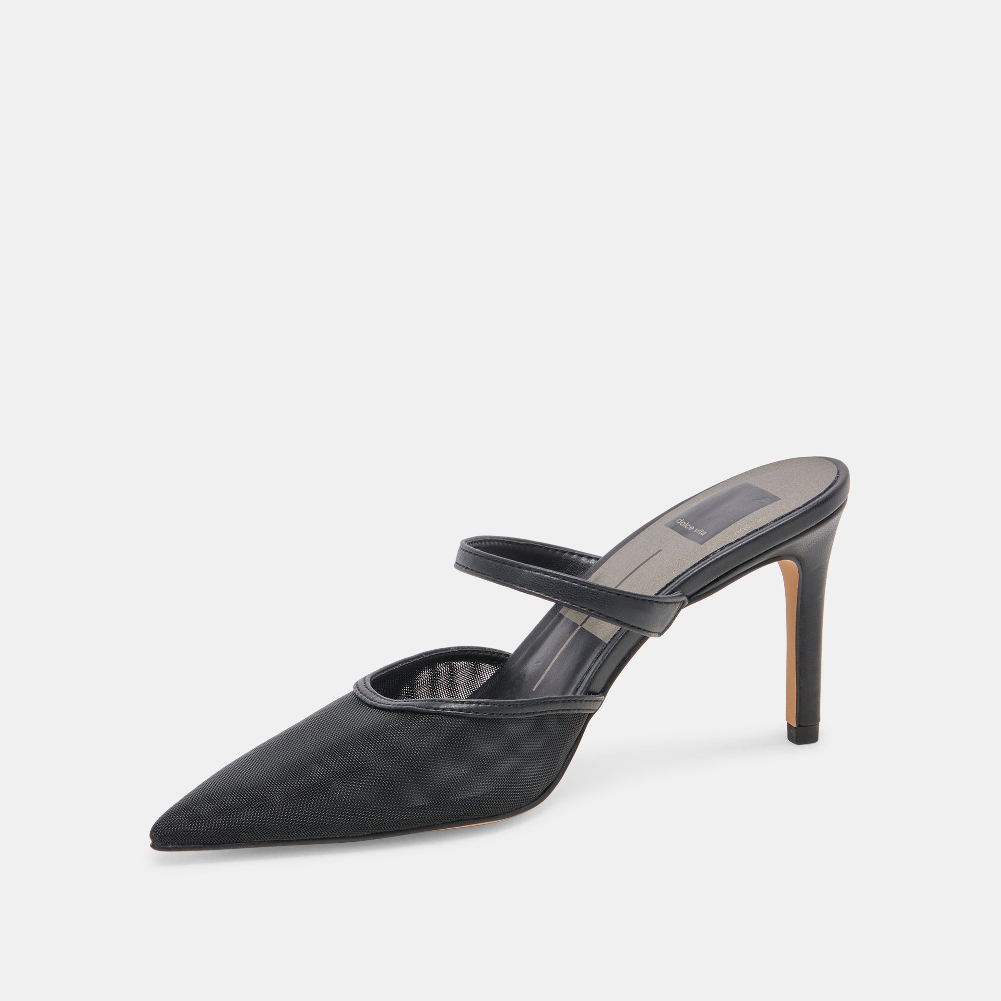 KATIK Women's Onyx Mesh High Heels - Elegant Pointed Toe Stiletto Pumps for Parties, Weddings & Evening Events
