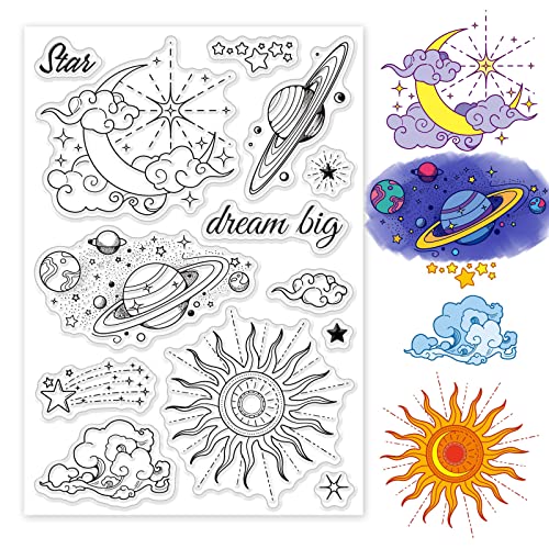 Planet Clear Stamp