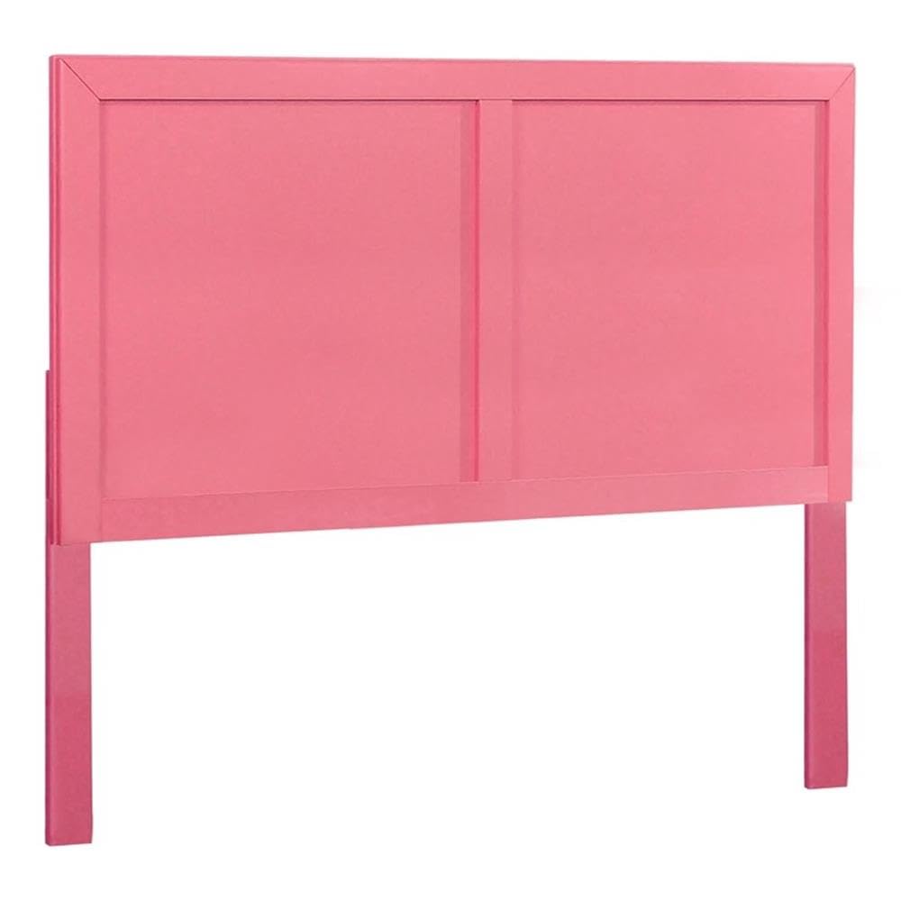Furniture of America Kolora Adjustable Youth Headboard - Pink Full to Queen Size - Perfect for Kids' Bedrooms & Teen Girls' Room Decor