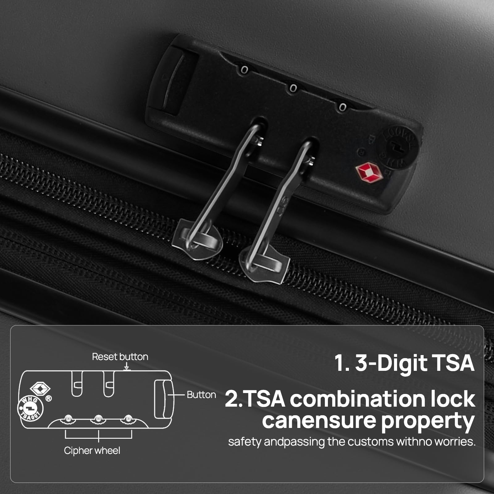 20 Inch Carry On Luggage 22x14x9 Airline Approved Hardshell Spinner Suitcase - 100% PC, TSA Lock, 38L Capacity for 3-5 Day Trips (Black) - Perfect for Business Travel & Weekend Getaways