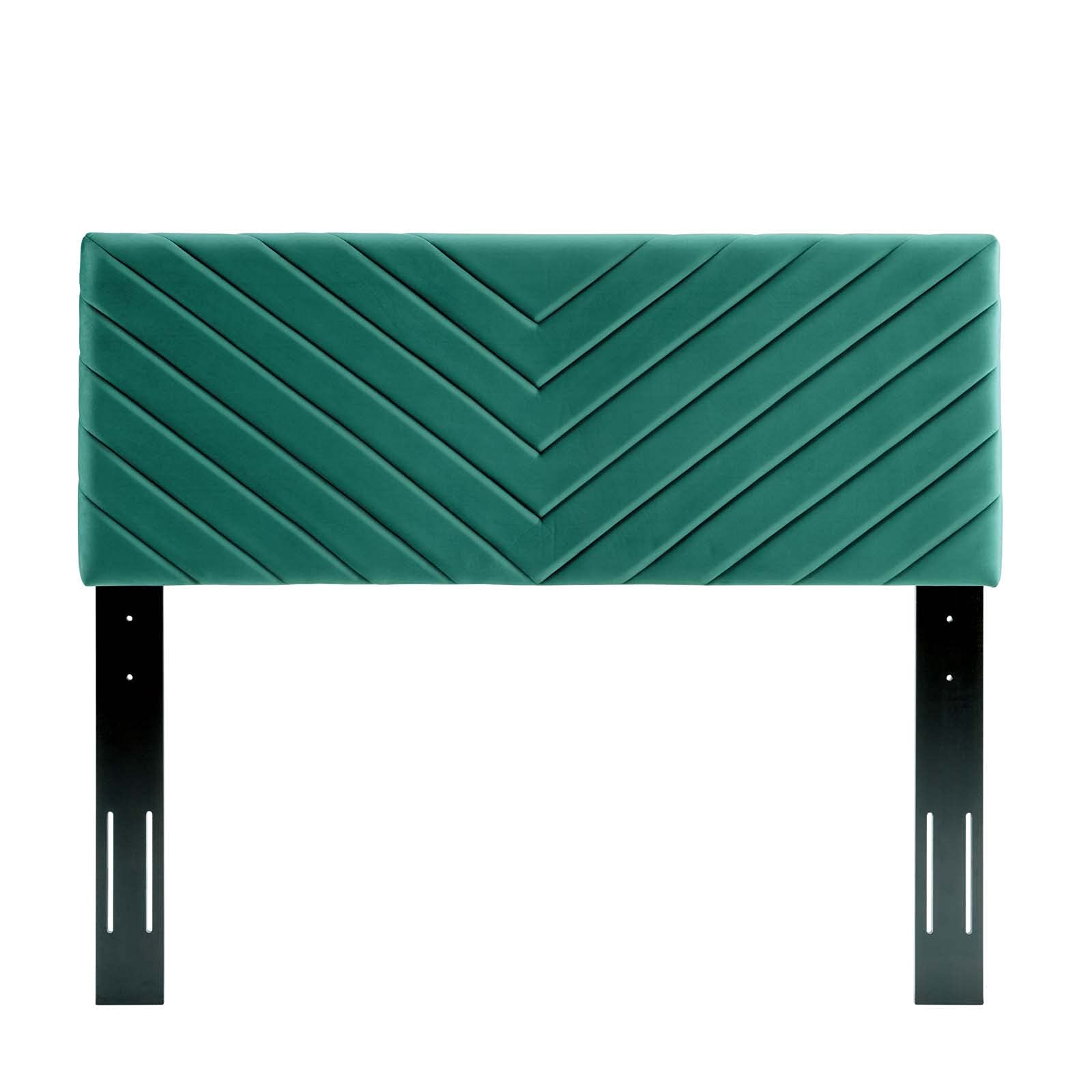 Tufted Velvet Headboard Full Queen Size - Modern Contemporary Teal Blue Upholstered Bed Frame for Master Bedroom Suite | Perfect for Luxurious Home Decor & Cozy Bedroom Upgrade
