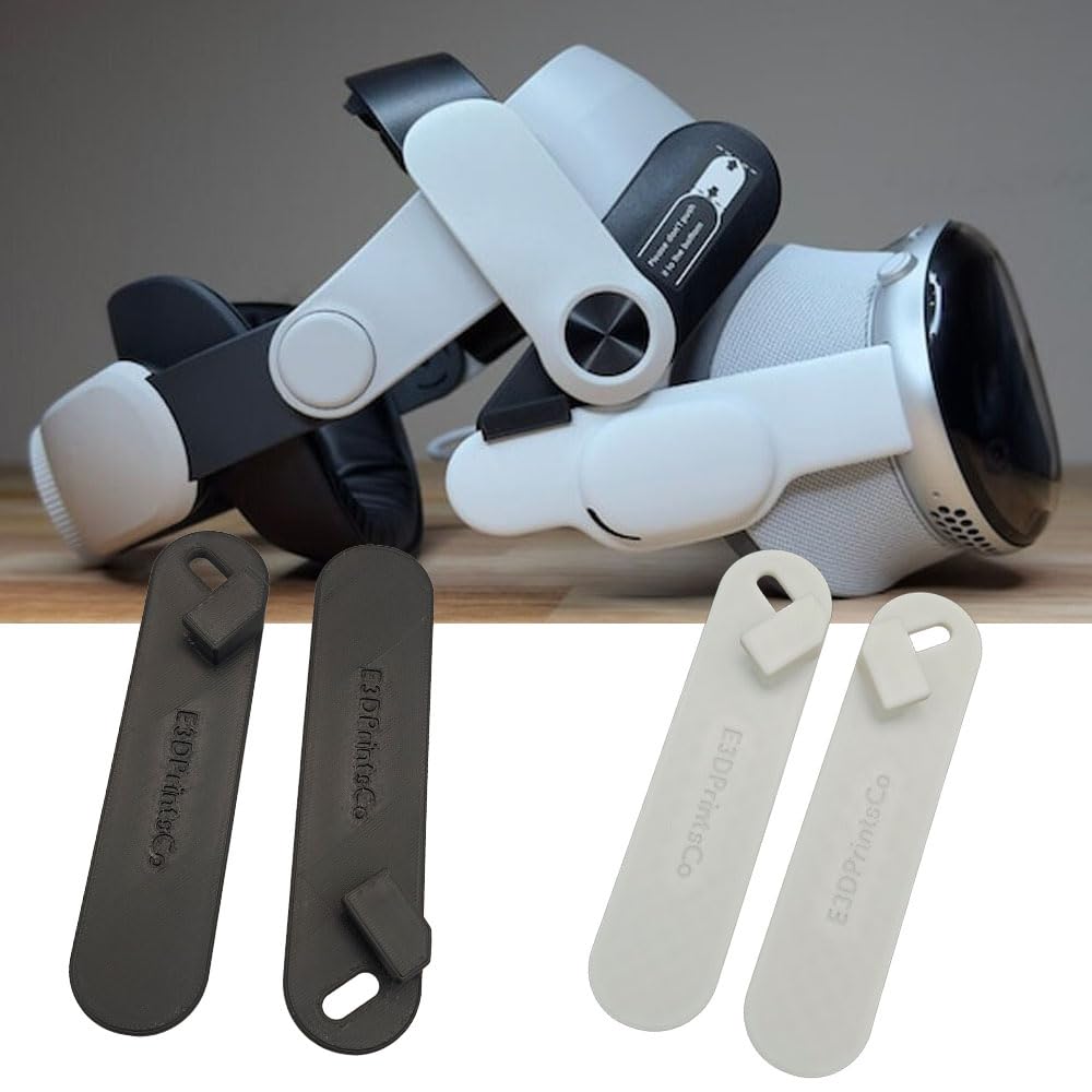 VR Headset Strap Adapter for BoboVR M3 Pro & Apple Vision Pro - Black VR Glasses Strap Clip Accessories for Enhanced Comfort & Stability - Perfect for Gaming, Movies & Virtual Reality Experiences