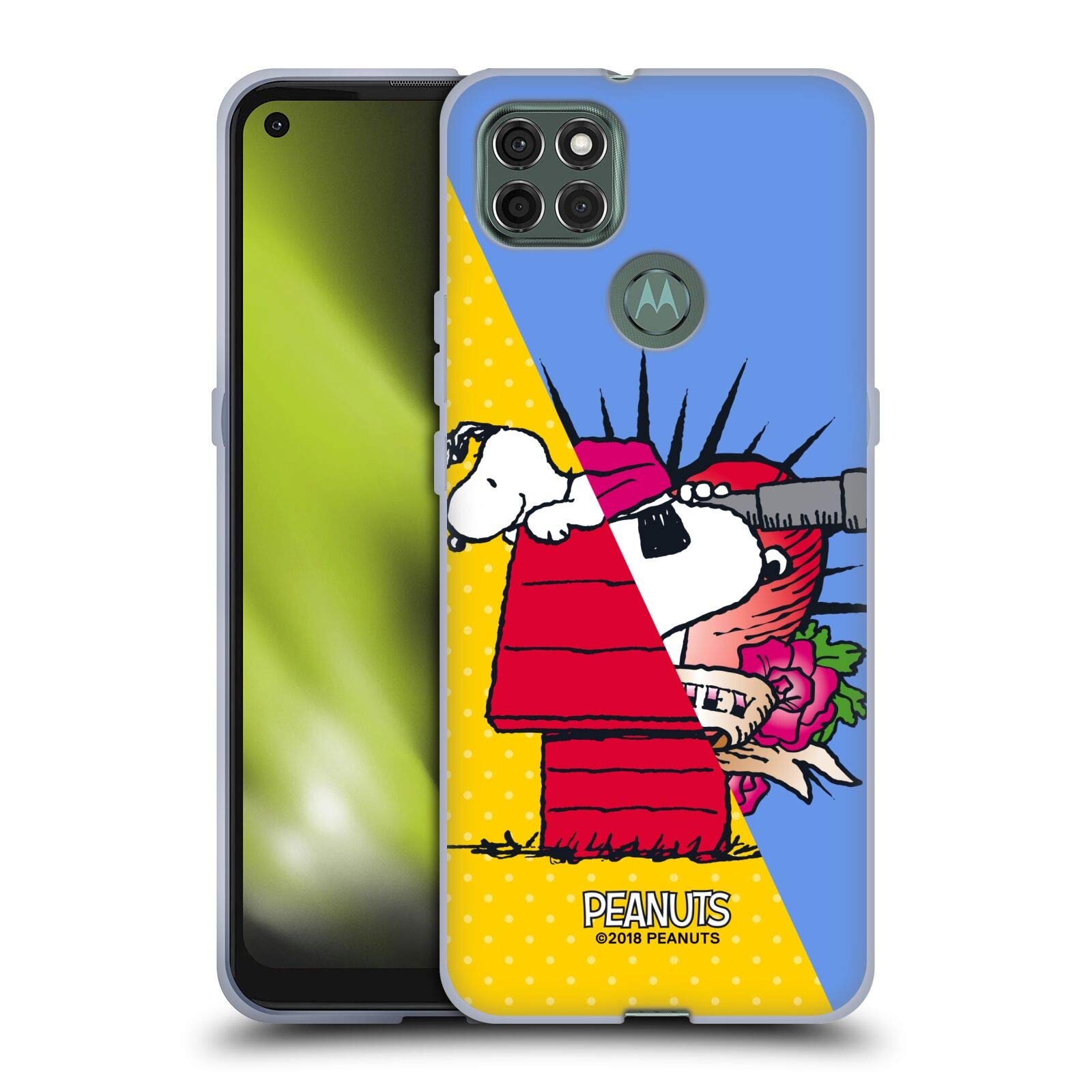 Motorola Moto G9 Power Snoopy Pirate Case - Officially Licensed Peanuts Soft Gel Cover for Daily Protection & Style