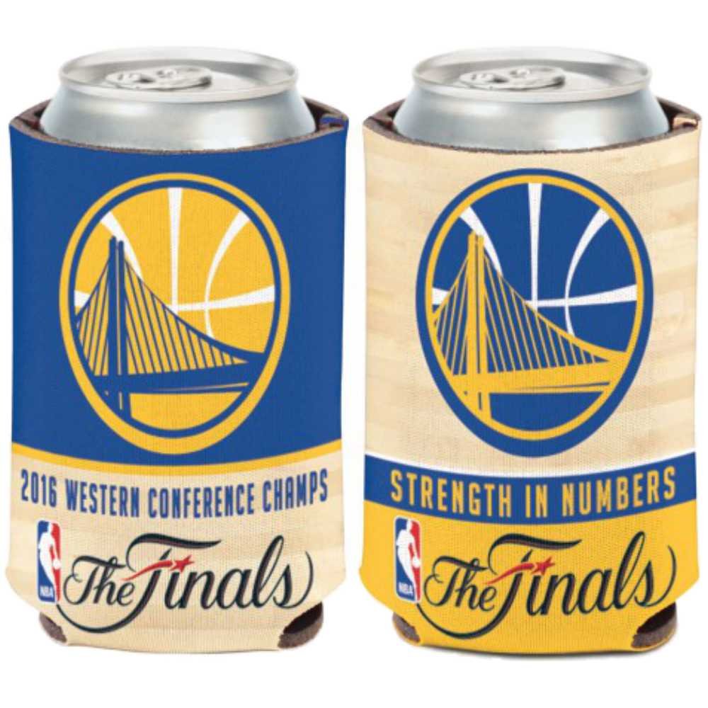 WinCraft Golden State Warriors 2016 NBA Finals Western Conference Champions Insulated Can Cooler - Perfect for Game Day, BBQs & Tailgating Parties