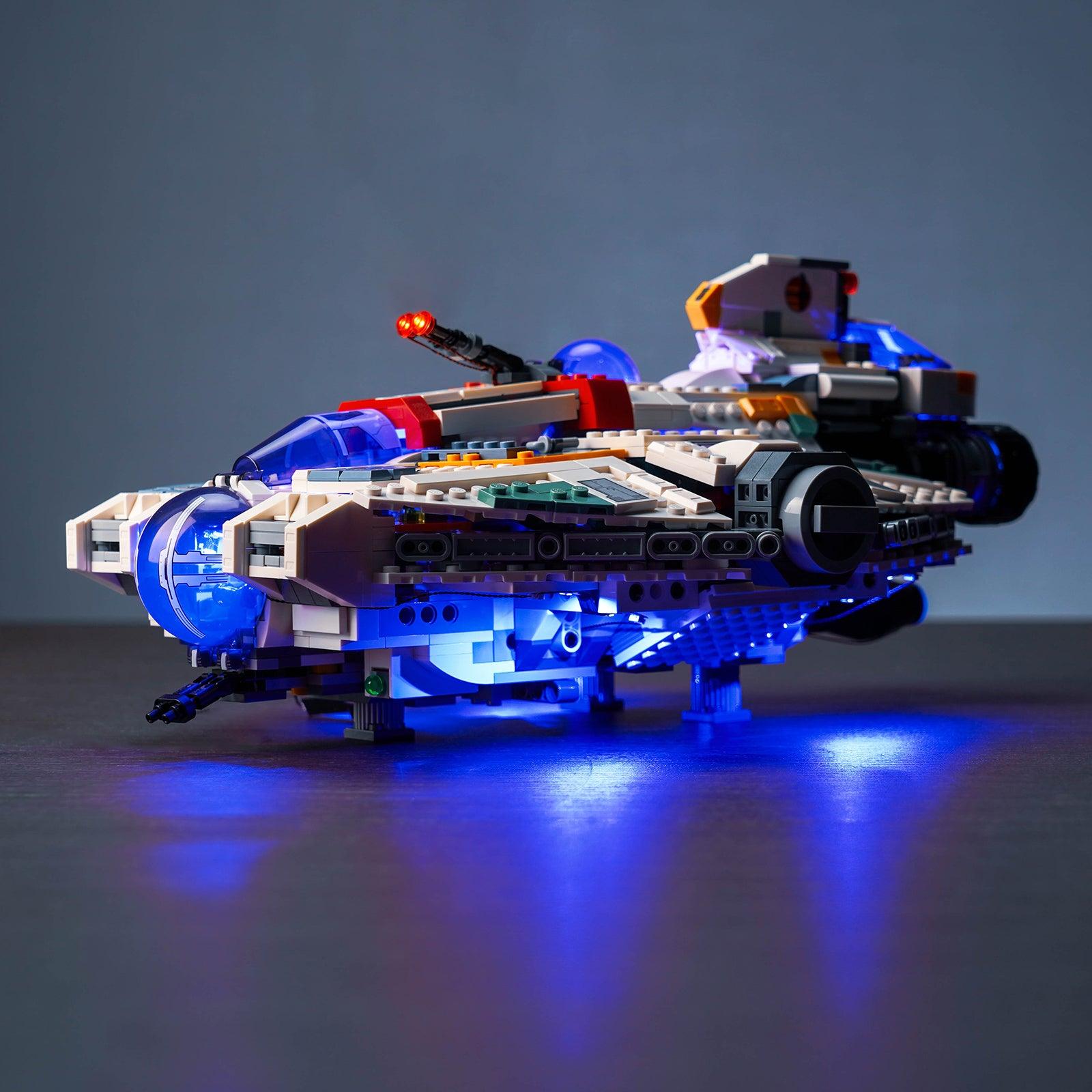 LEGO Star Wars Ghost & Phantom II (75357) Lighting Kit - LED Light Set for Building Blocks - Enhance Your LEGO Display for Home Decor & Collectibles