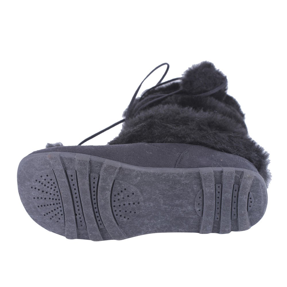 Women's Tara-Hi Pom Pom Winter Boots - Warm Fuzzy Snow Boots for Women, Stylish Winter Fashion Shoes for Cold Weather, Perfect for Snow Days, Outdoor Activities and Casual Wear