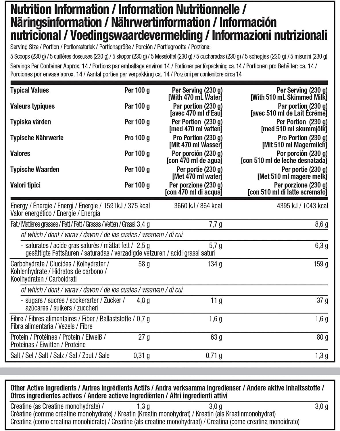 MuscleTech Performance Series Mass Tech Weight Gainer Protein Powder - Chocolate Flavor, 3200g for Muscle Growth & Recovery | Post-Workout & Bulking Supplement