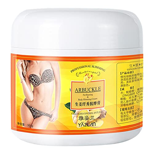 Ginger Slimming Body Gel for Waist & Belly Fat Reduction – Firming Massage Balm for Buttocks, Legs & Hands – Natural Skin Care & Body Wash for Weight Loss – Perfect for Post-Workout Recovery & Spa Relaxation