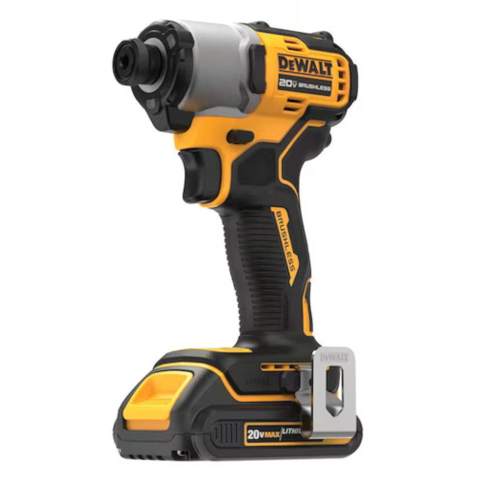 DEWALT DCF840C2 20V MAX* 1/4 in. Brushless Cordless Impact Driver Kit (Refurbished with Warranty) - Perfect for DIY Projects, Construction & Home Repairs