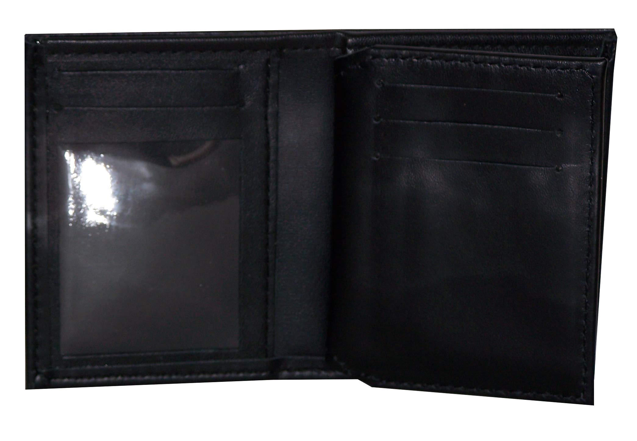 Houston Police Hidden Badge Wallet - 2.73 Inch Tall Concealed ID Holder with Cutout (Model DK847) | Perfect for Undercover Officers & Security Professionals